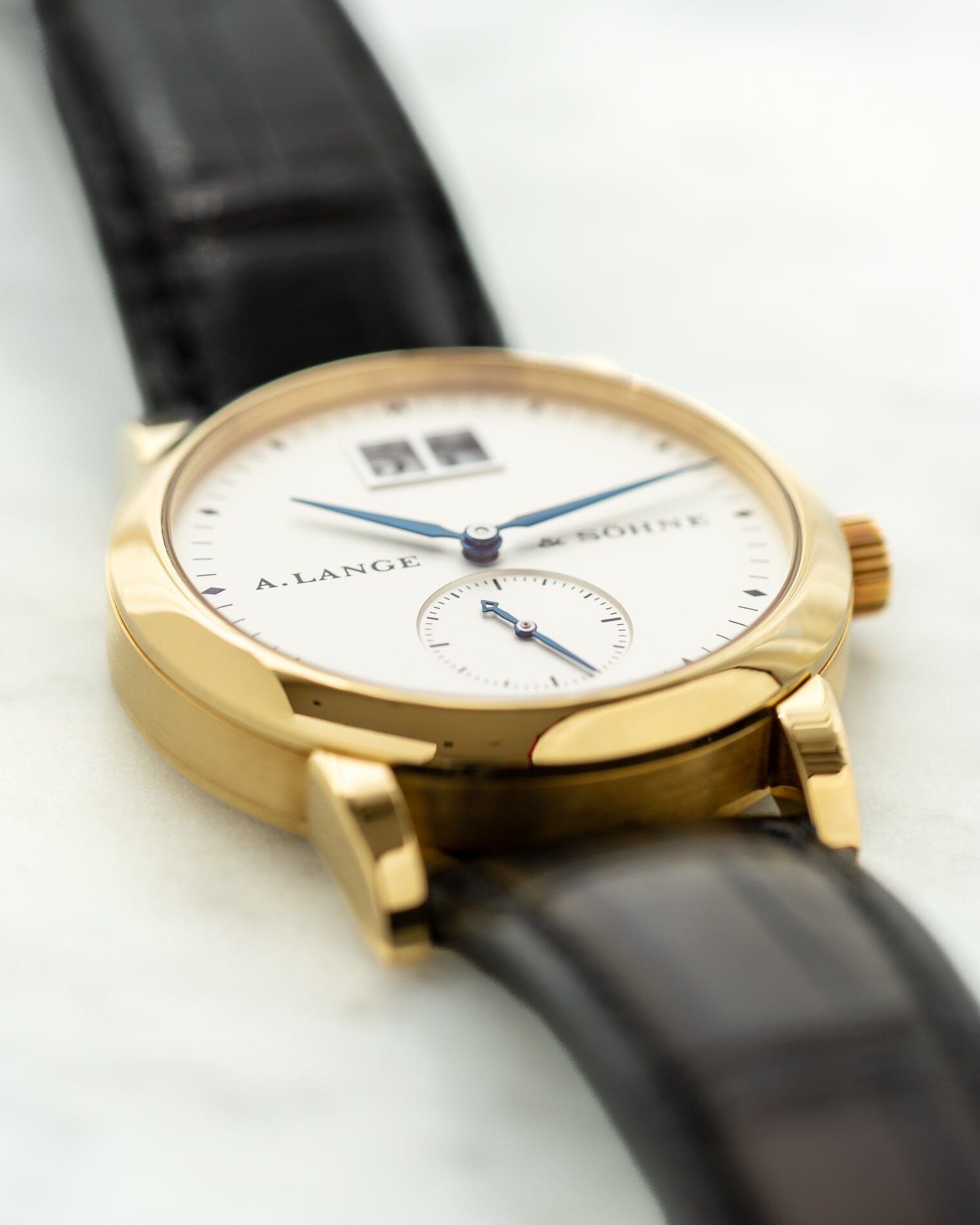 A. Lange & Söhne サクソニア 105.022 YG 箱保証書付き Watch A. LANGE & SOHNE