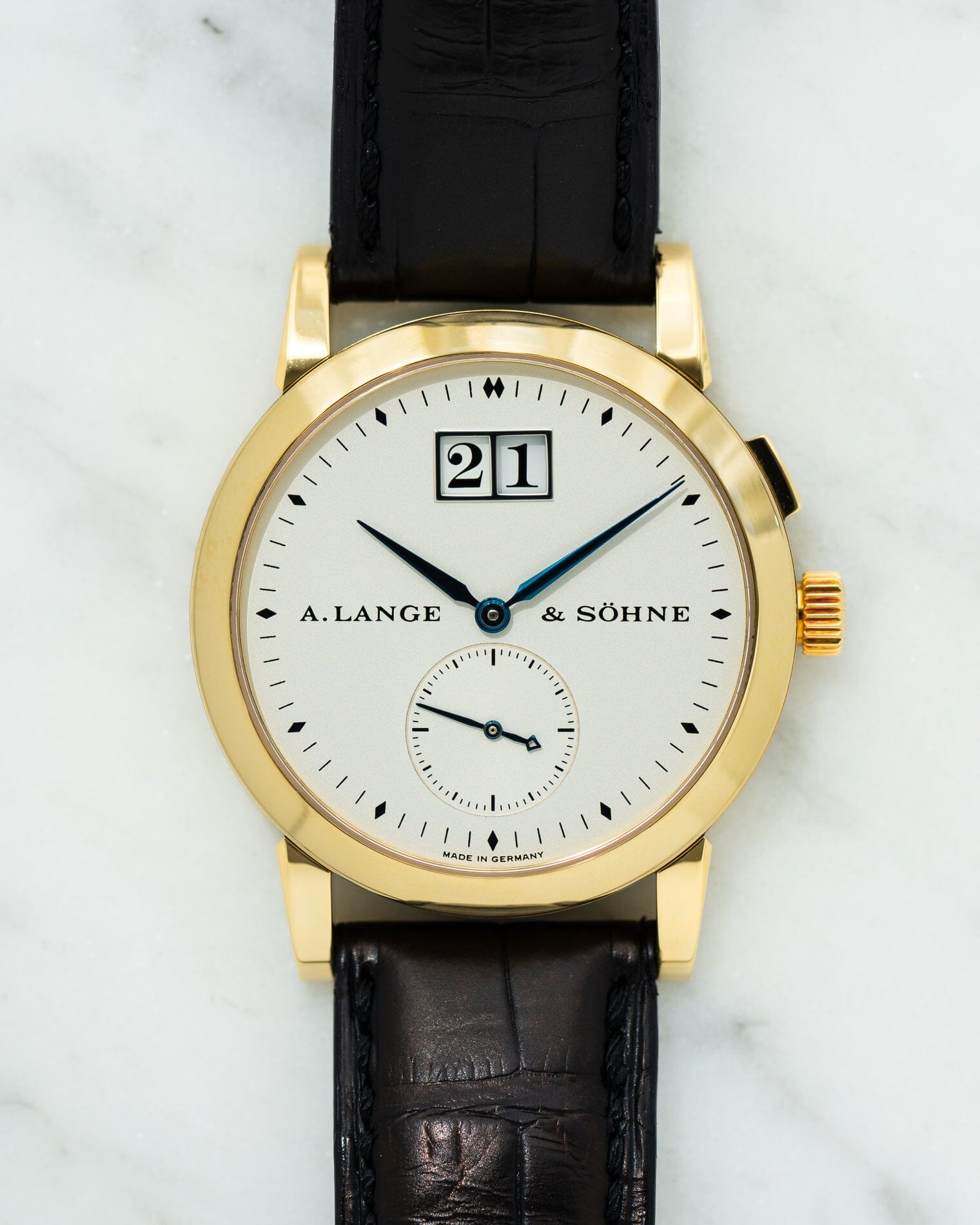 A. Lange & Söhne サクソニア 105.022 YG 箱保証書付き Watch A. LANGE & SOHNE