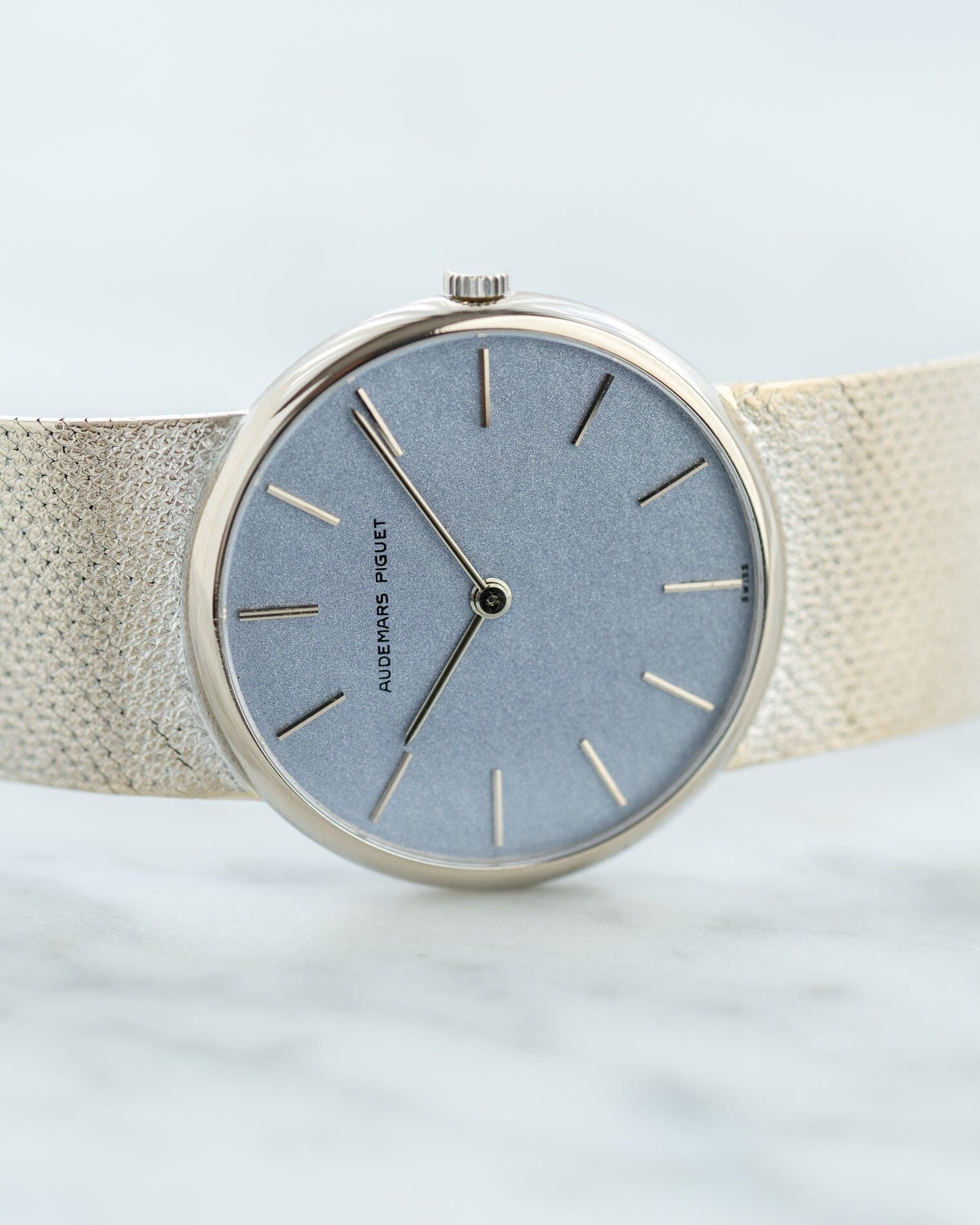 Audemars Piguet Round WG Ice Blue Dial Watch AUDEMARS PIGUET