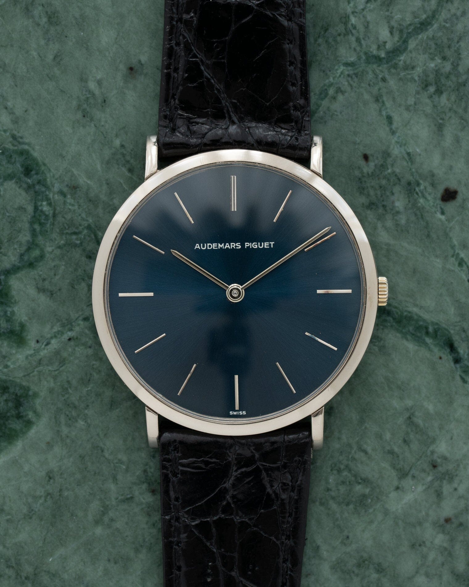Audemars Piguet ラウンド WG ネイビーブルーダイアル Watch AUDEMARS PIGUET