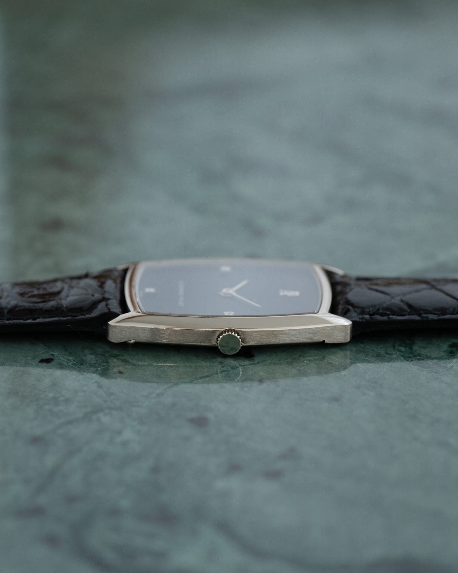 Audemars Piguet トノー WG ブラックダイヤモンドダイアル Watch AUDEMARS PIGUET