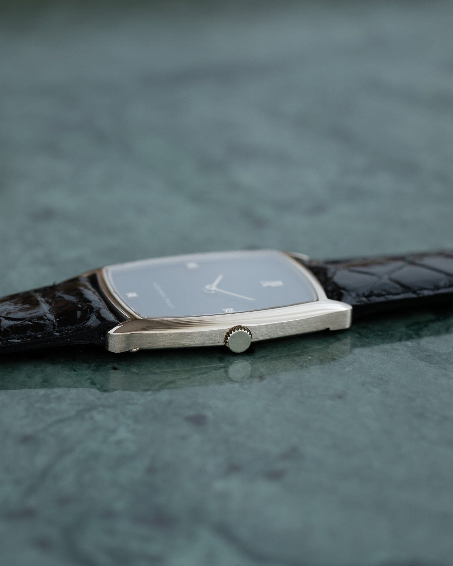 Audemars Piguet トノー WG ブラックダイヤモンドダイアル Watch AUDEMARS PIGUET