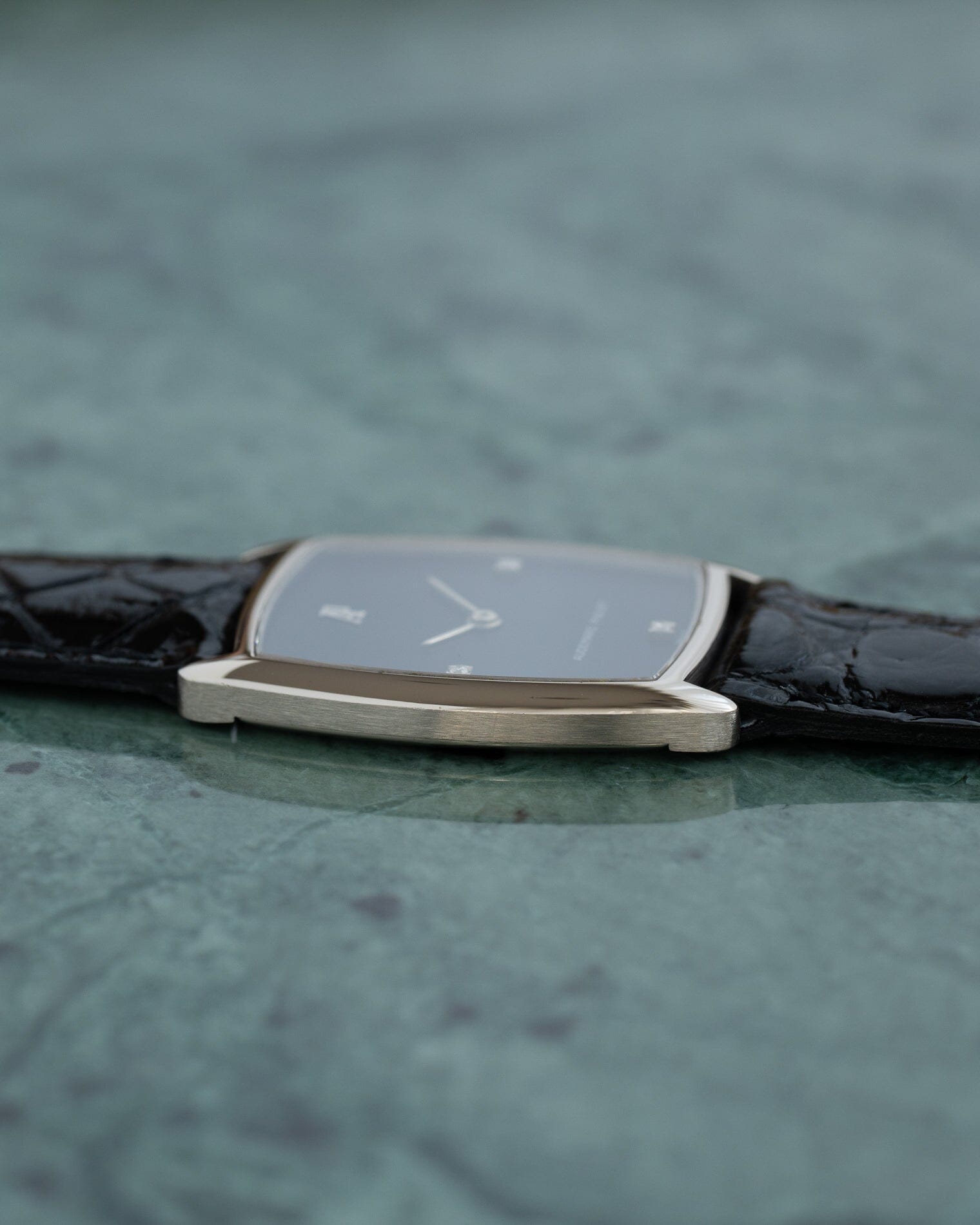 Audemars Piguet トノー WG ブラックダイヤモンドダイアル Watch AUDEMARS PIGUET