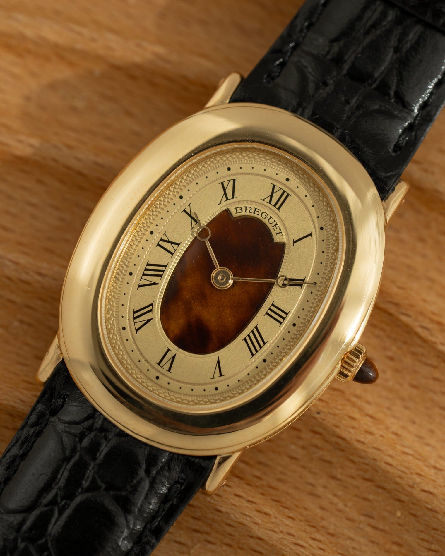 Breguet オーバル 7070 YG シャンパン べっ甲ダイアル Watch BREGUET