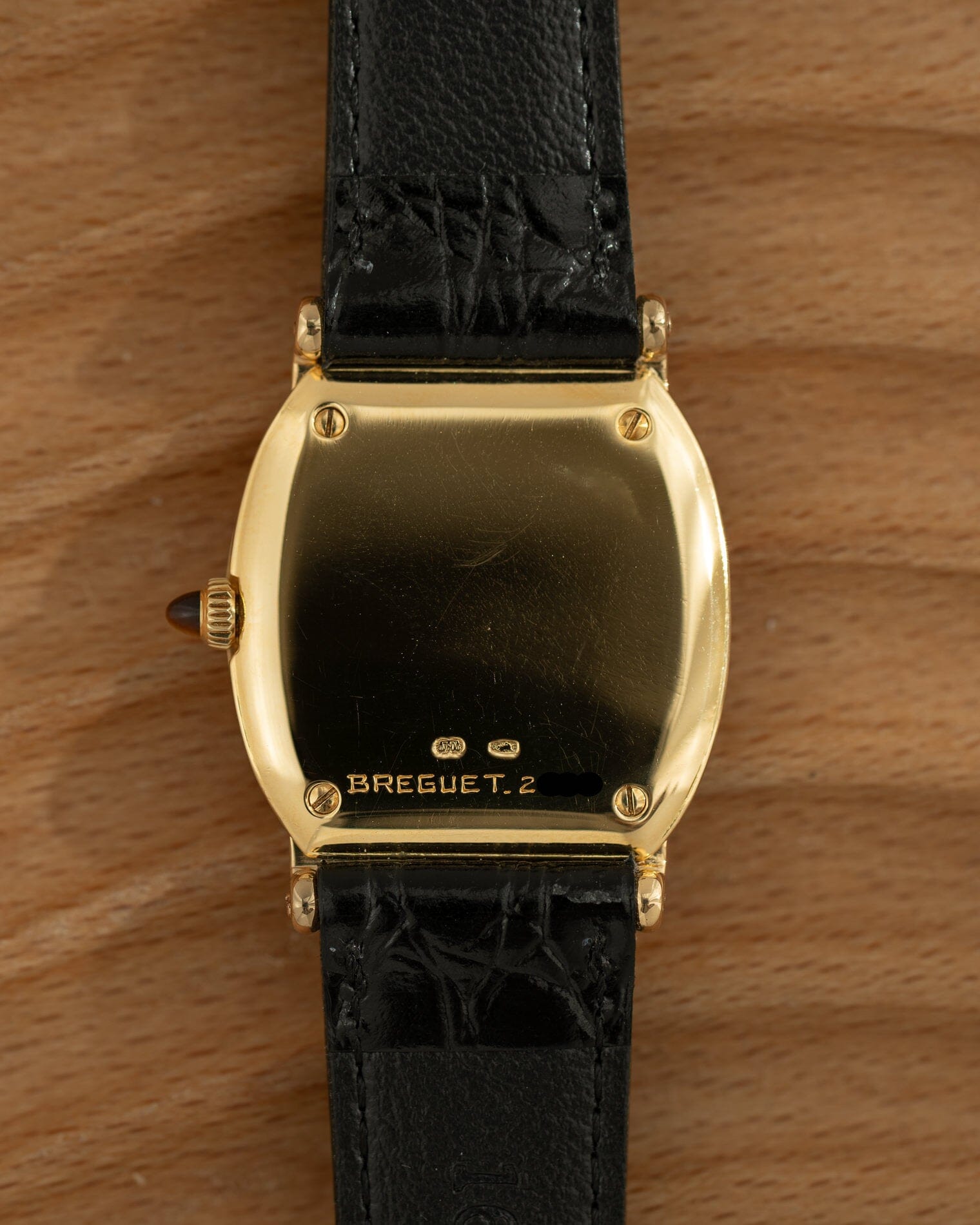 Breguet オーバル 7070 YG シャンパン べっ甲ダイアル Watch BREGUET