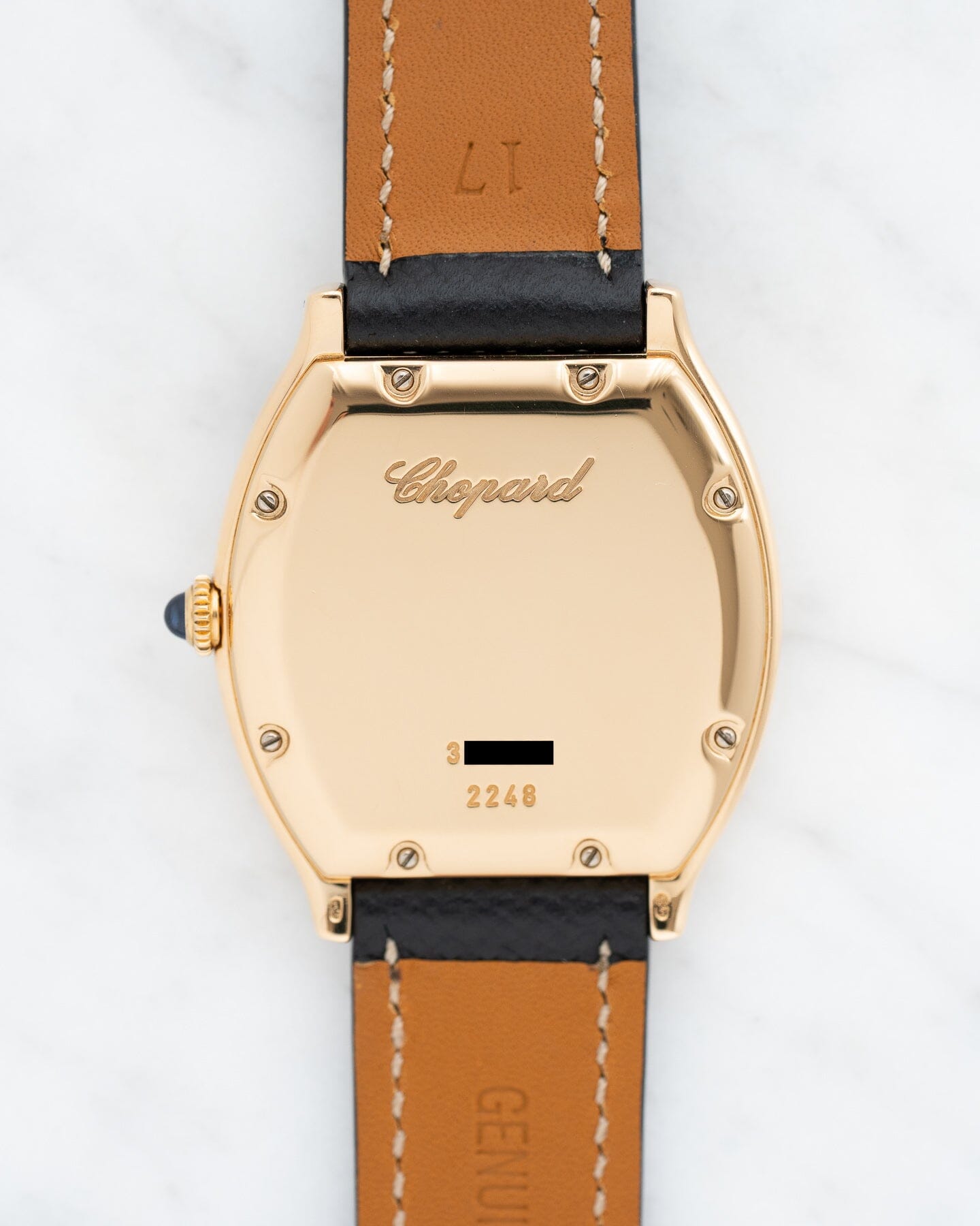 Chopard クラシック 2248 トノー RG パワーリザーブ Watch CHOPARD