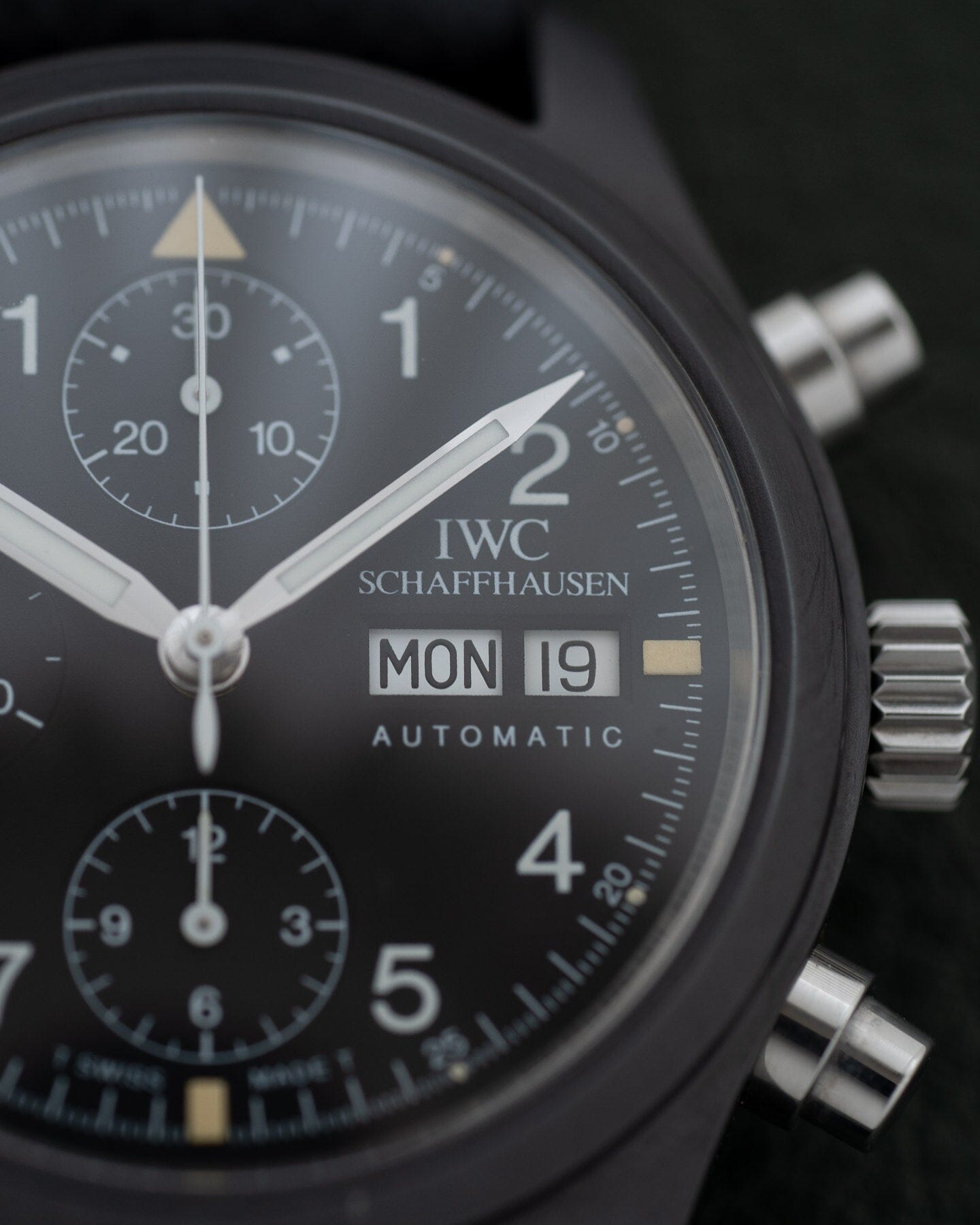 IWC Flieger Chronograph 3705 Black Ceramic Watch IWC