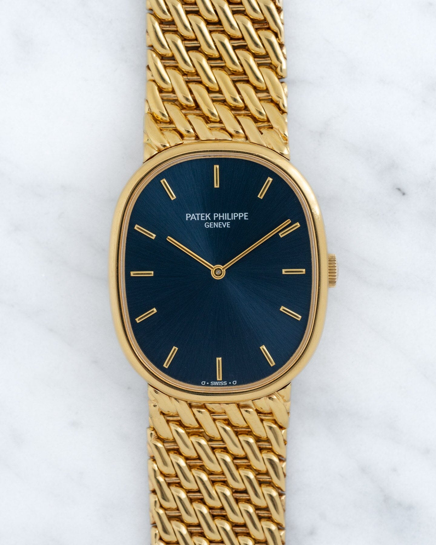 Patek Philippe ゴールデンエリプス 3848 YG ブルーシグマダイアル Watch PATEK PHILIPPE
