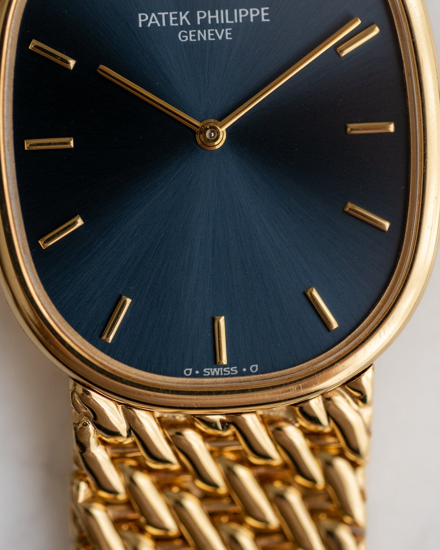 Patek Philippe ゴールデンエリプス 3848 YG ブルーシグマダイアル Watch PATEK PHILIPPE