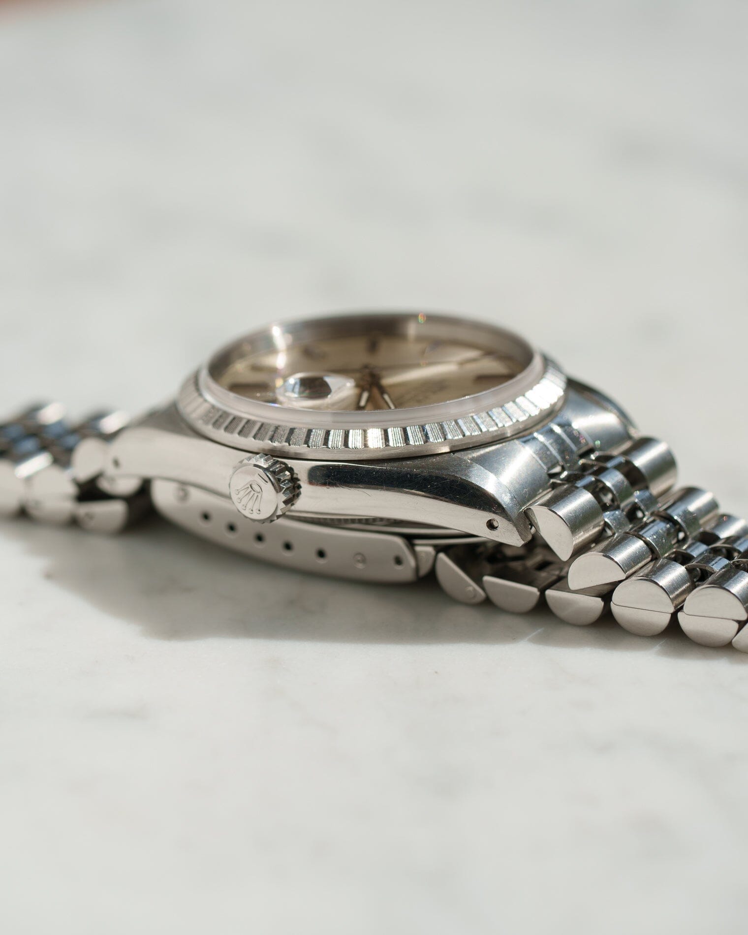 ロレックス デイトジャスト 16220 シルバーダイアル 保証書 国際サービス保証書付き Watch ROLEX