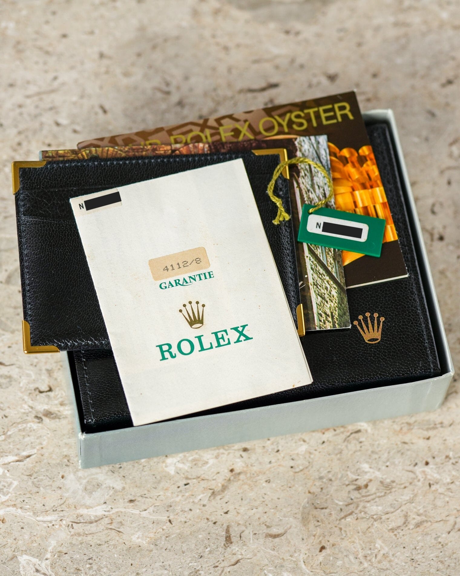 Rolex チェリーニ 4112 YG ホワイトローマン フルセット Watch ROLEX