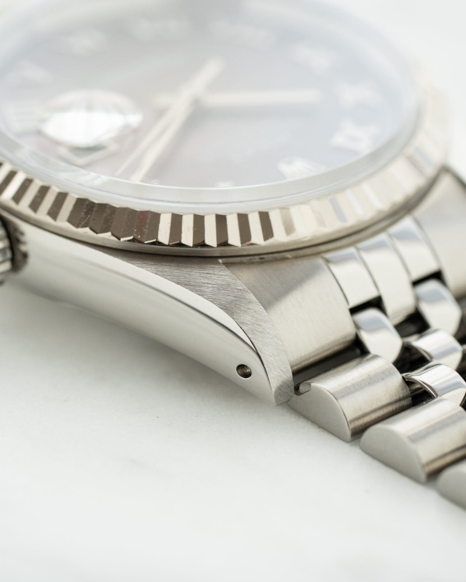 Rolex Datejust 16234 Black MOP Dial Watch ROLEX