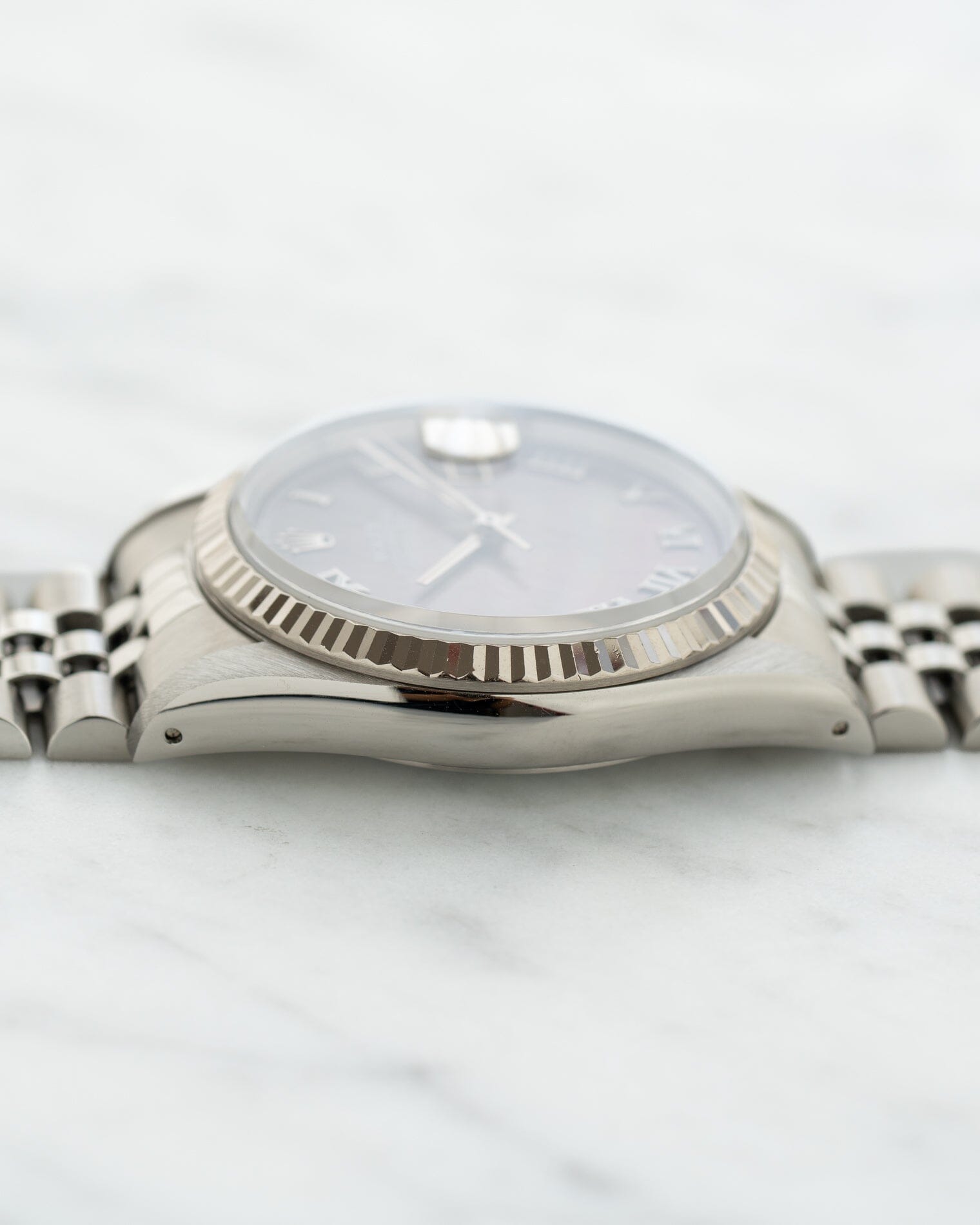 Rolex Datejust 16234 Black MOP Dial Watch ROLEX