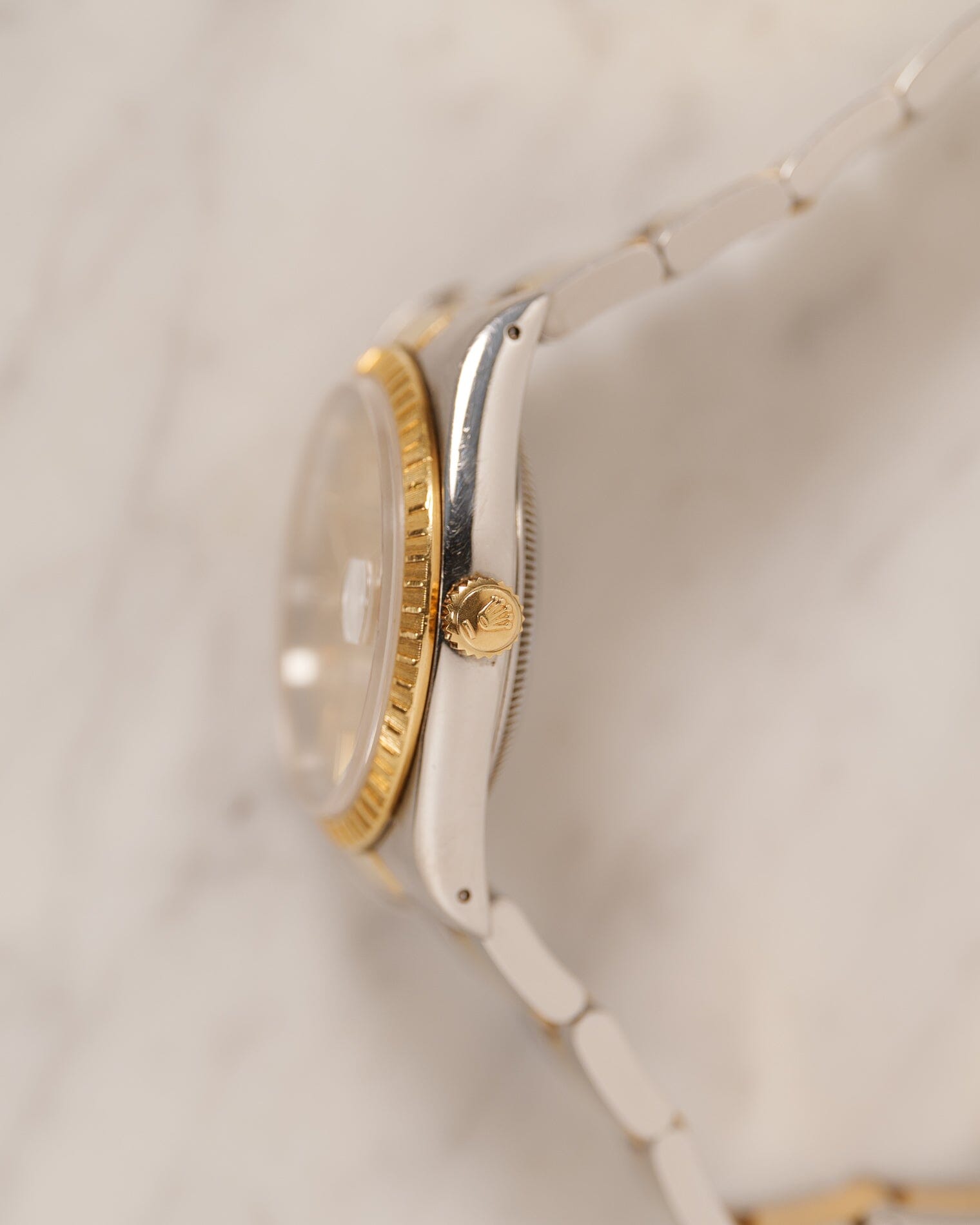 ロレックス オイスターパーペチュアルデイト 15203 SSxYG 箱保証書付き Watch ROLEX