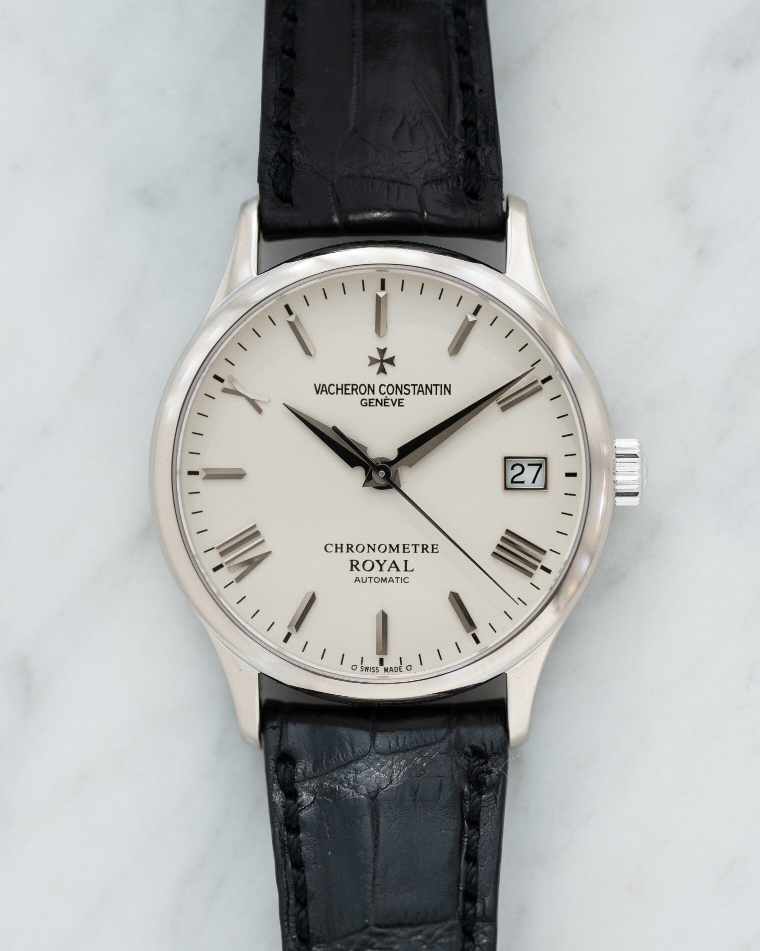 Vacheron Constantin クロノメーターロワイヤル 47022 WG アイボリー 箱保証書付き Watch VACHERON CONSTANTIN