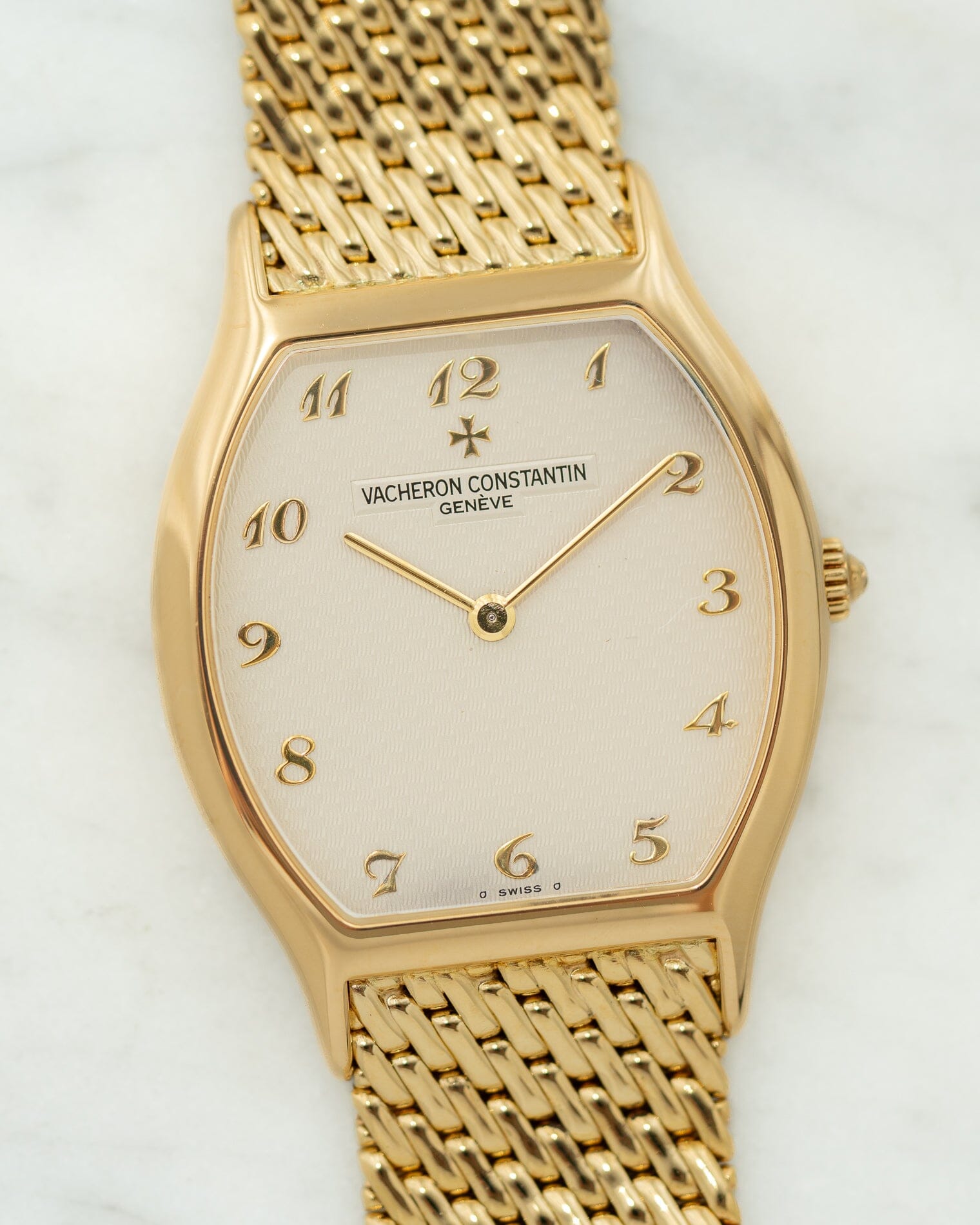 Vacheron Constantin トノー 31150 YG アイボリーダイアル Watch VACHERON CONSTANTIN