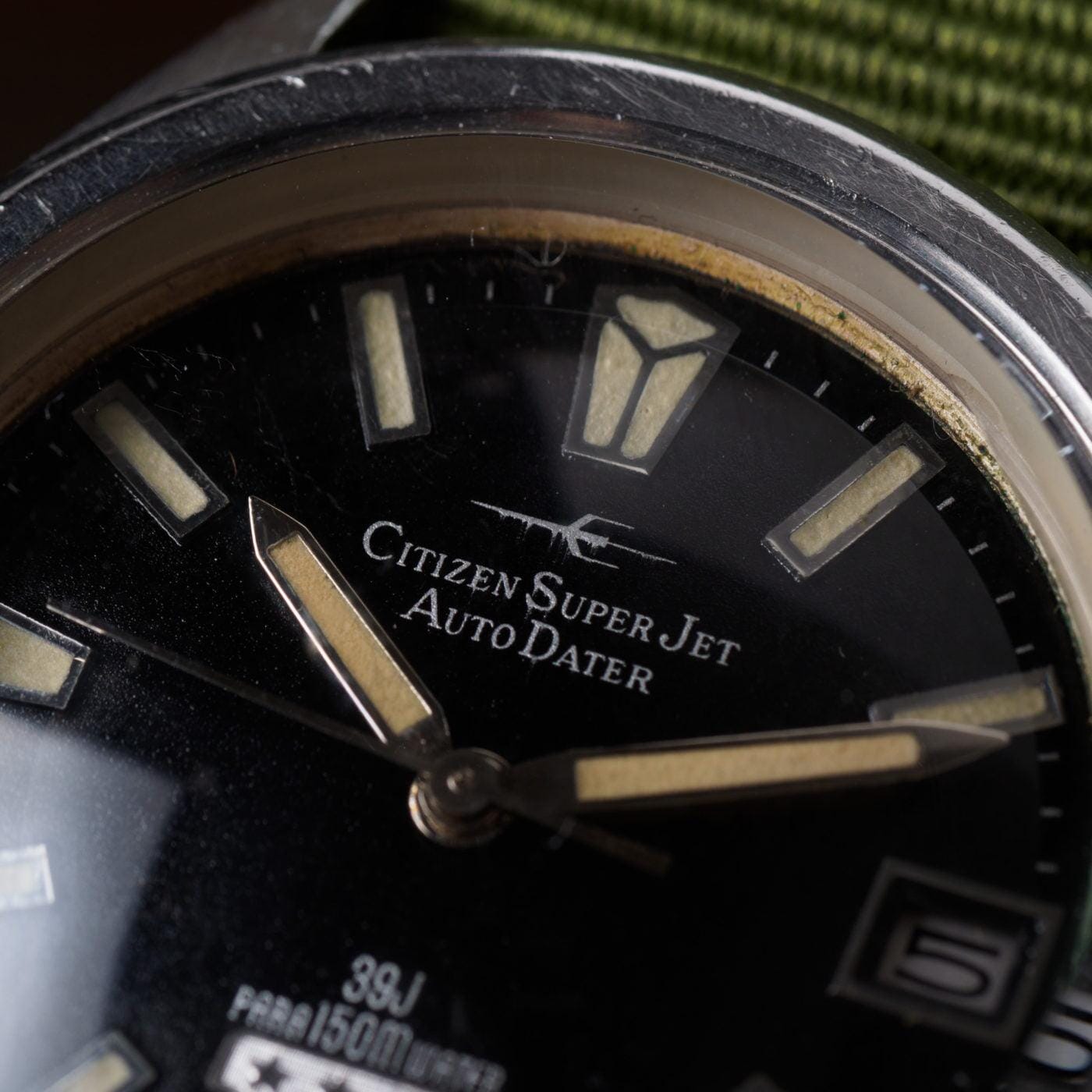 CITIZEN Super Jet Auto Dater 1960s - Arbitro