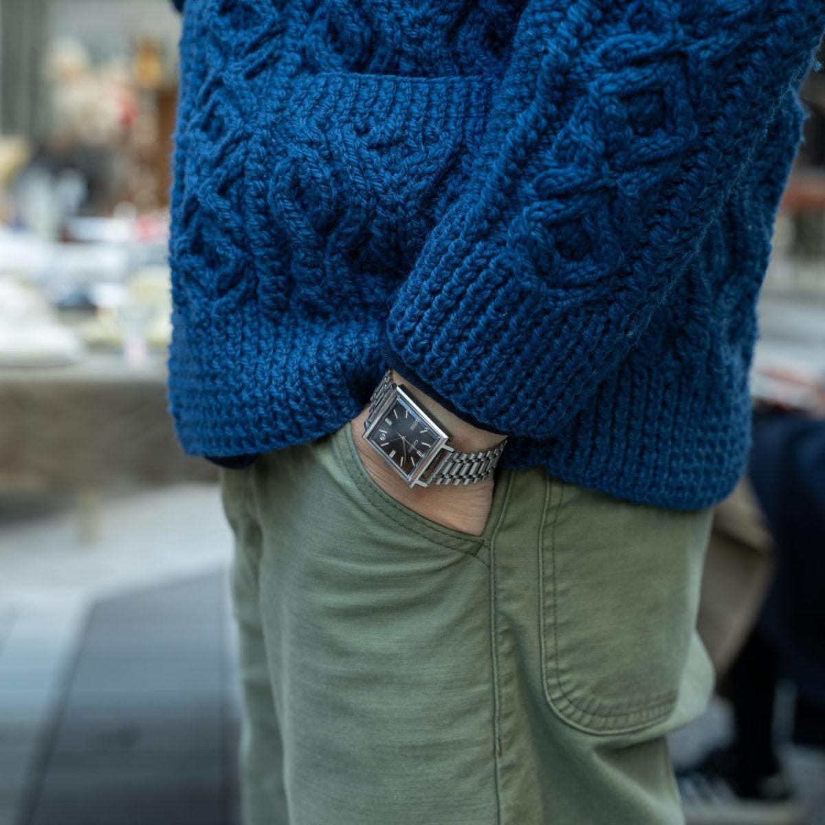 CITIZEN Auto Day Date Black Dial "MONACO" 1960s - Arbitro