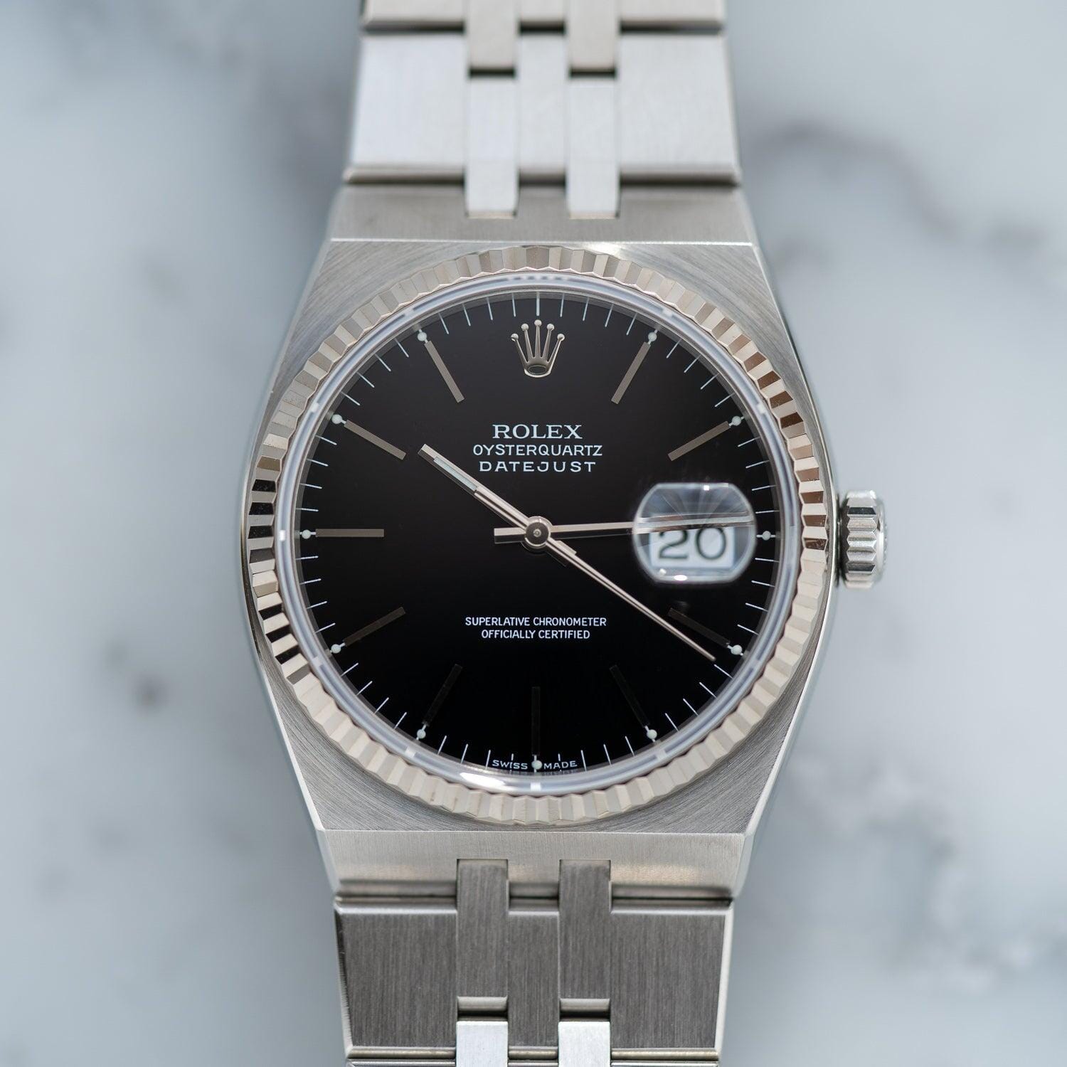 ROLEX OysterQuartz Datejust 17014 Black - Arbitro