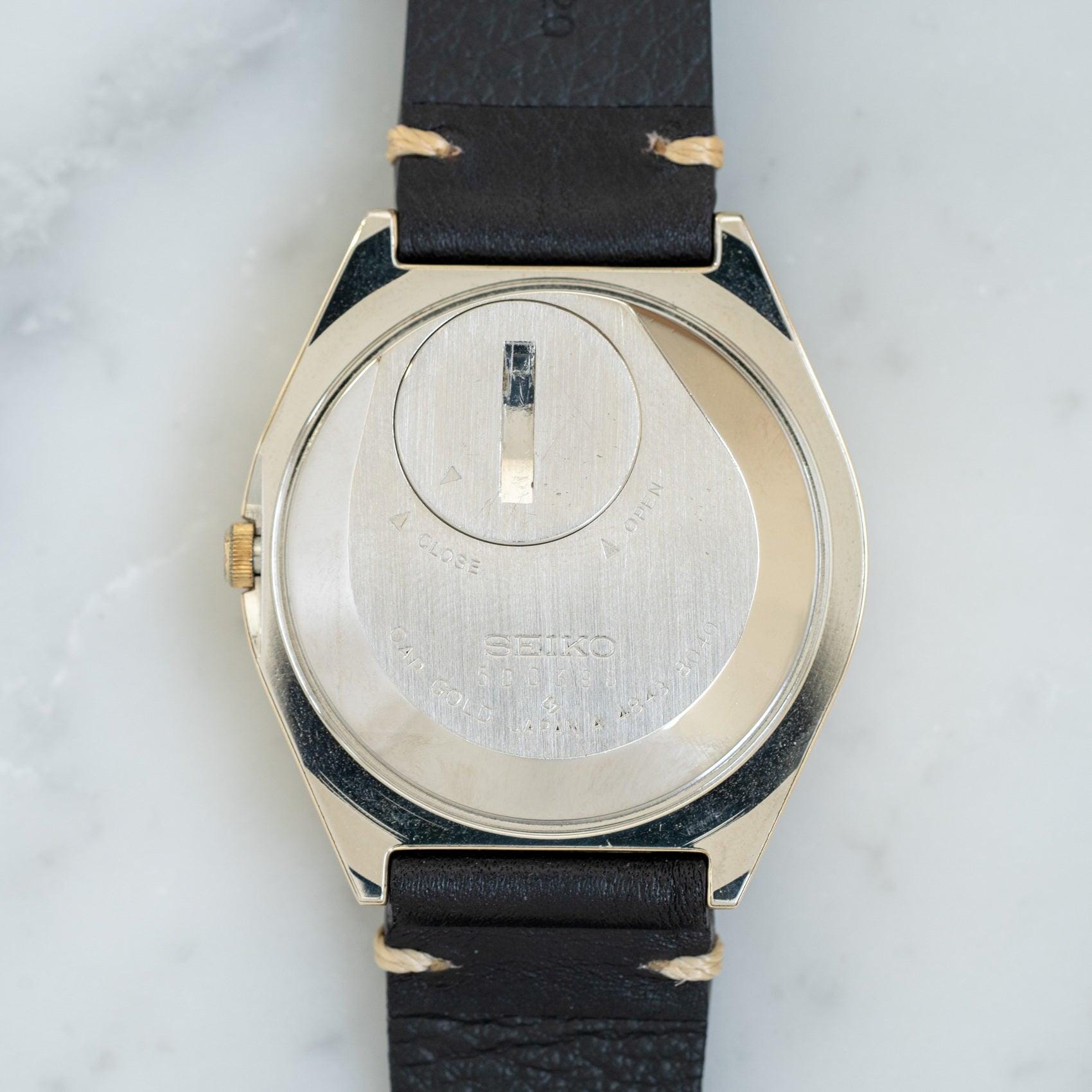 SEIKO GRAND QUARTZ 4843-8040 CAP GOLD - Arbitro