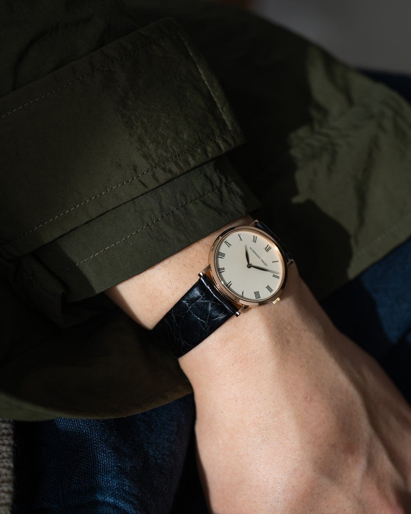 オーデマ ピゲ エクストラフラット PG ホワイトローマン Watch AUDEMARS PIGUET