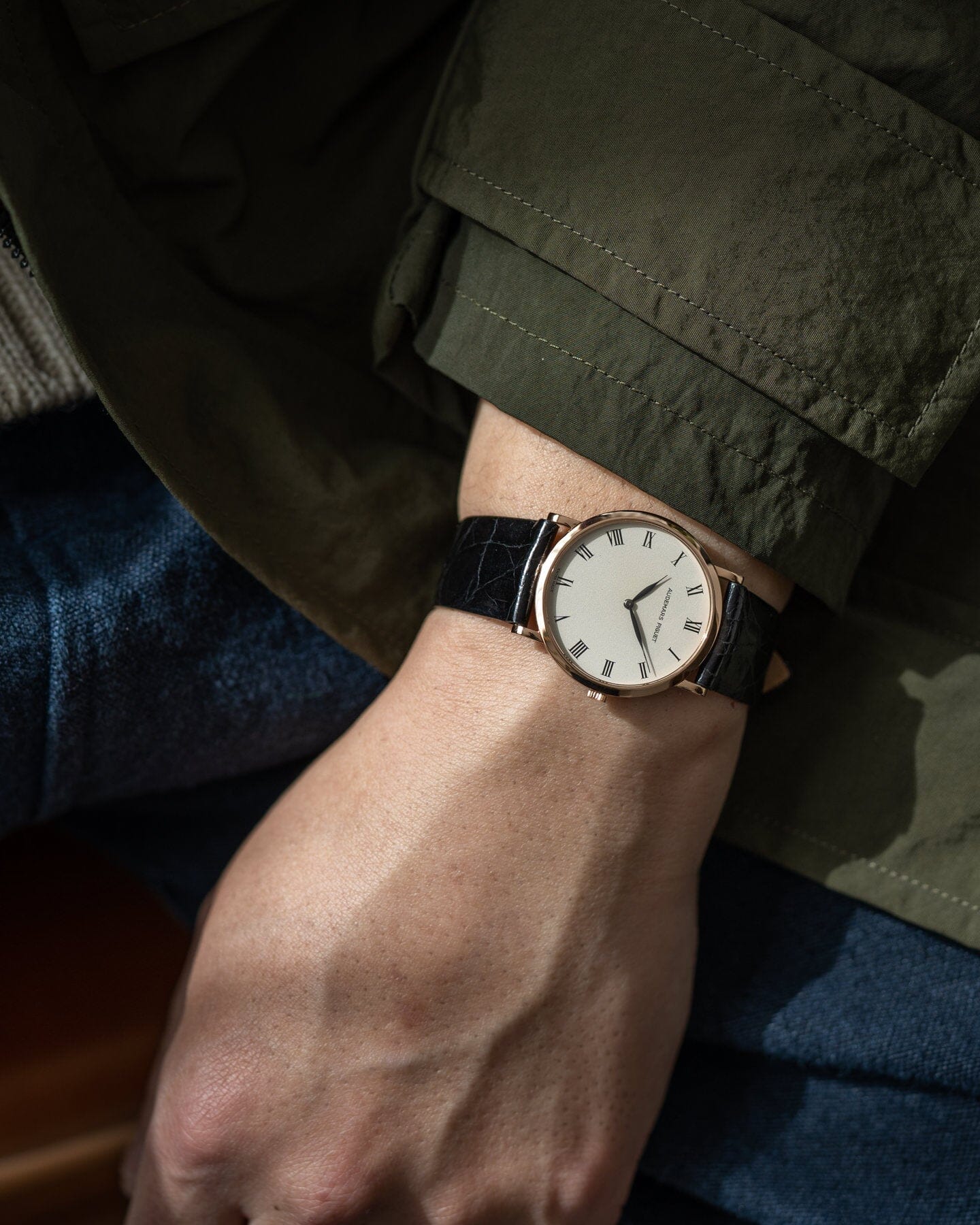 オーデマ ピゲ エクストラフラット PG ホワイトローマン Watch AUDEMARS PIGUET