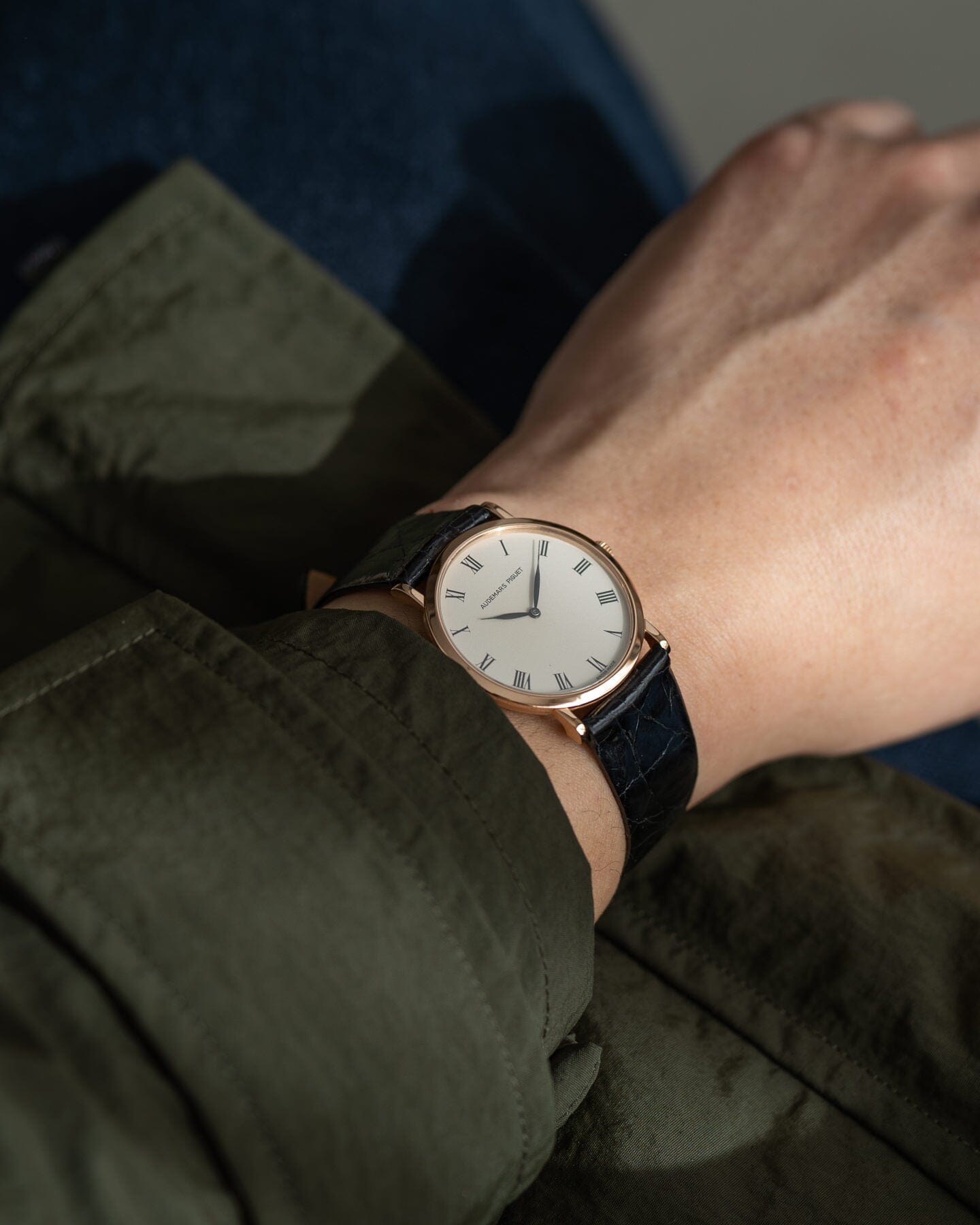 オーデマ ピゲ エクストラフラット PG ホワイトローマン Watch AUDEMARS PIGUET