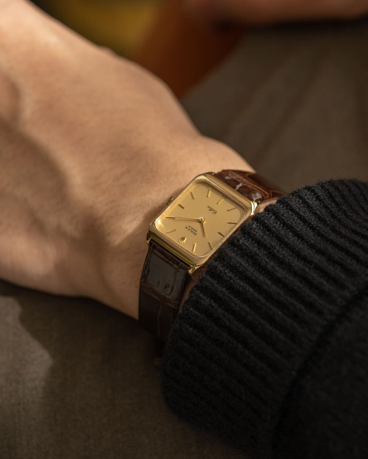 ロレックス チェリーニ 4131 YG シャンパンダイアル ボーイズサイズ Watch ROLEX