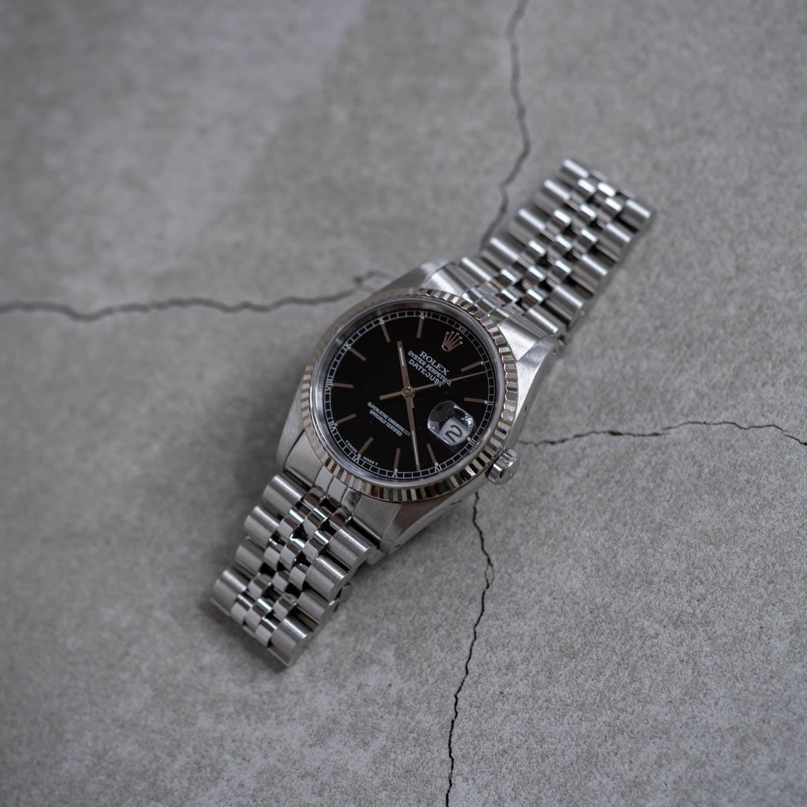 ROLEX Oyster Perpetual Datejust 16234 Black - Arbitro