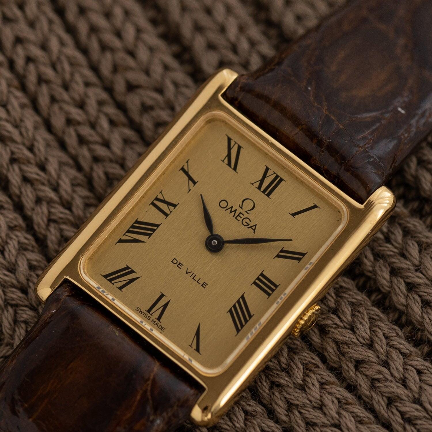 オメガ デ・ヴィル レクタングル 511.0404 手巻き / OMEGA De Ville "Tank Style" Champagne Dial - Arbitro