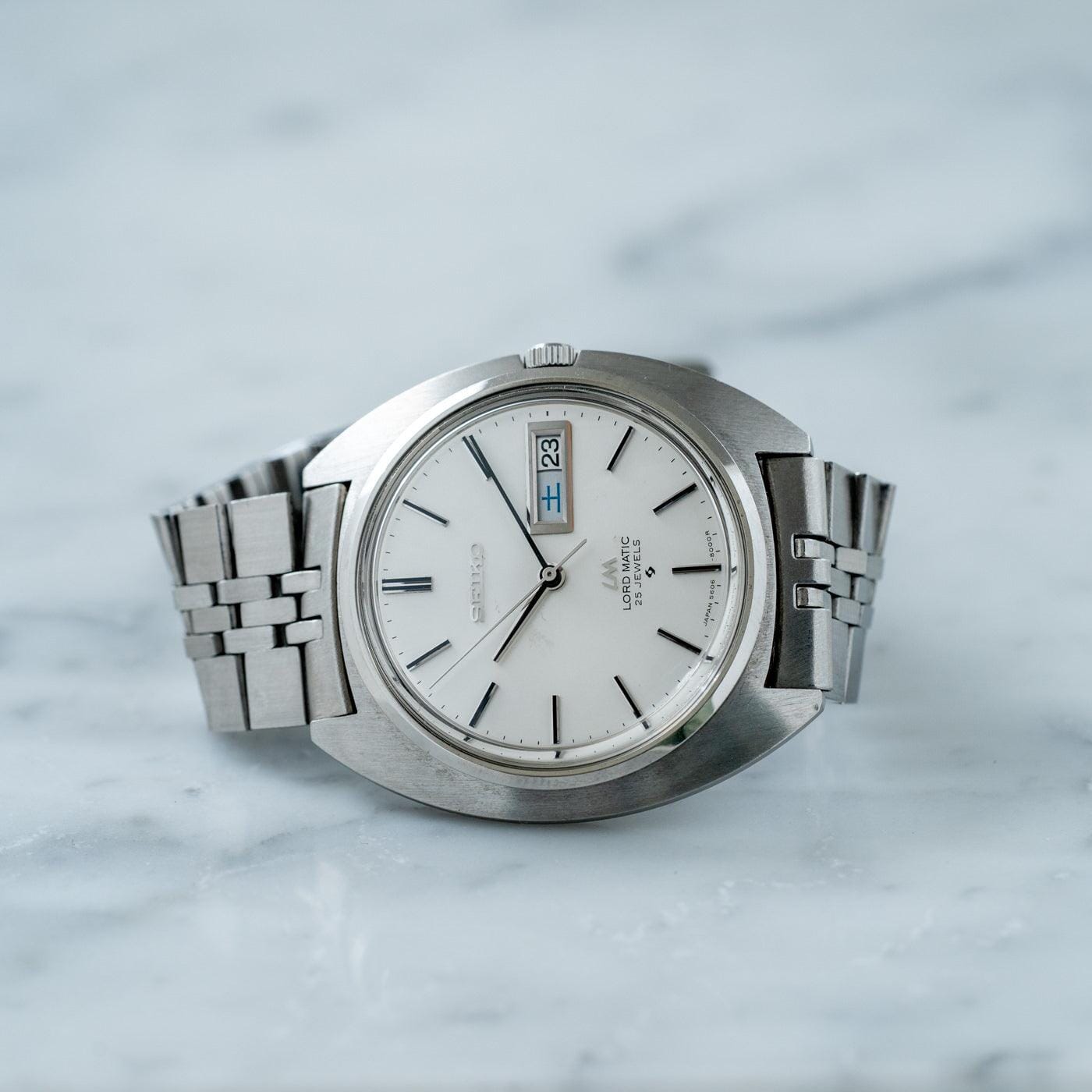 SEIKO Lord Matic 5606-8000 Tonneau 1970s - Arbitro