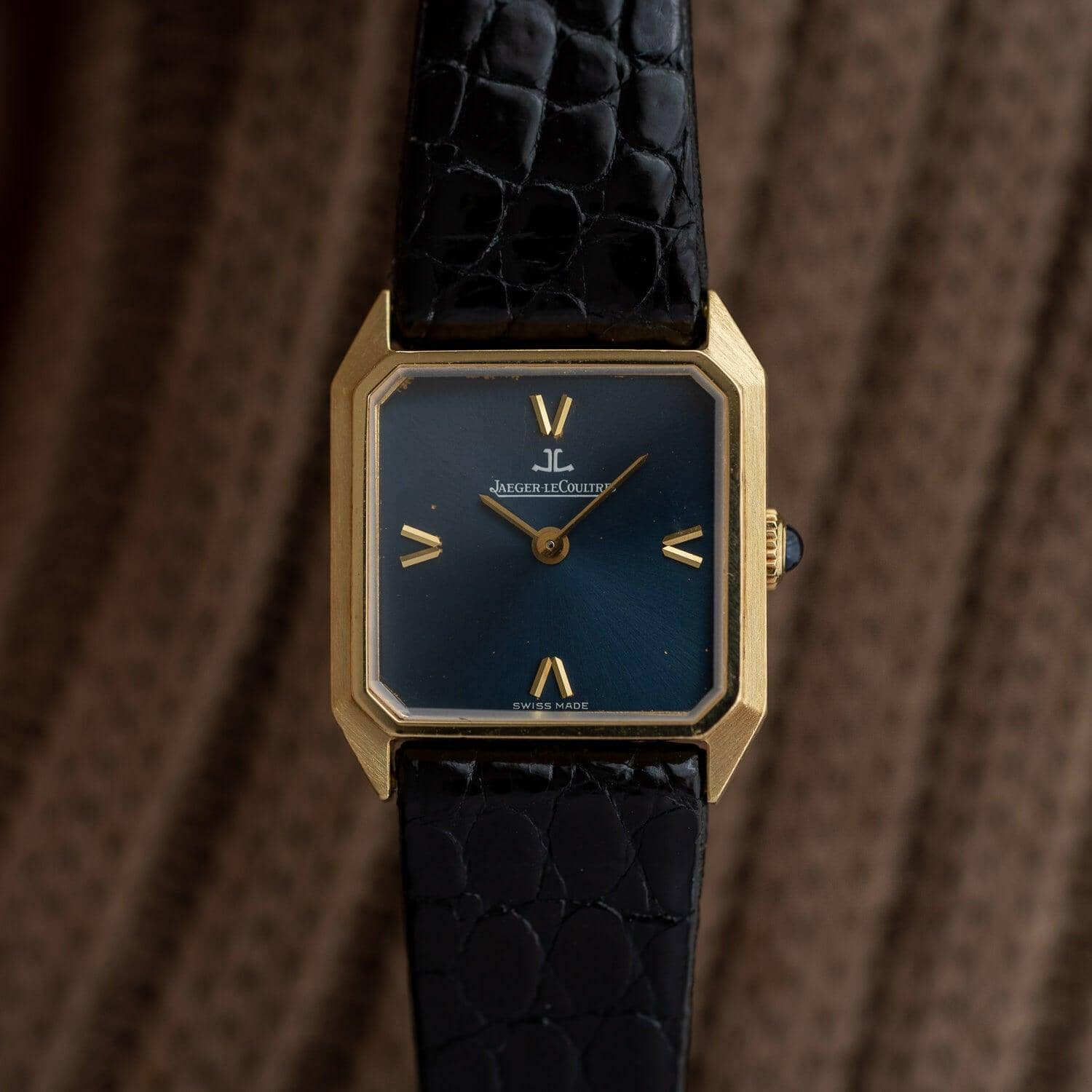 ジャガールクルト スクエア レディース YG 手巻き