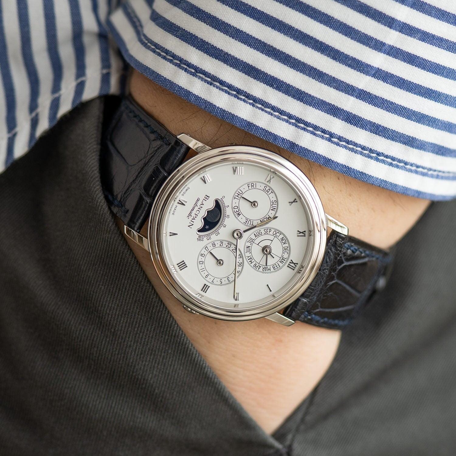 BLANCPAIN Villeret 5495 Perpetual Calendar Pt - Arbitro