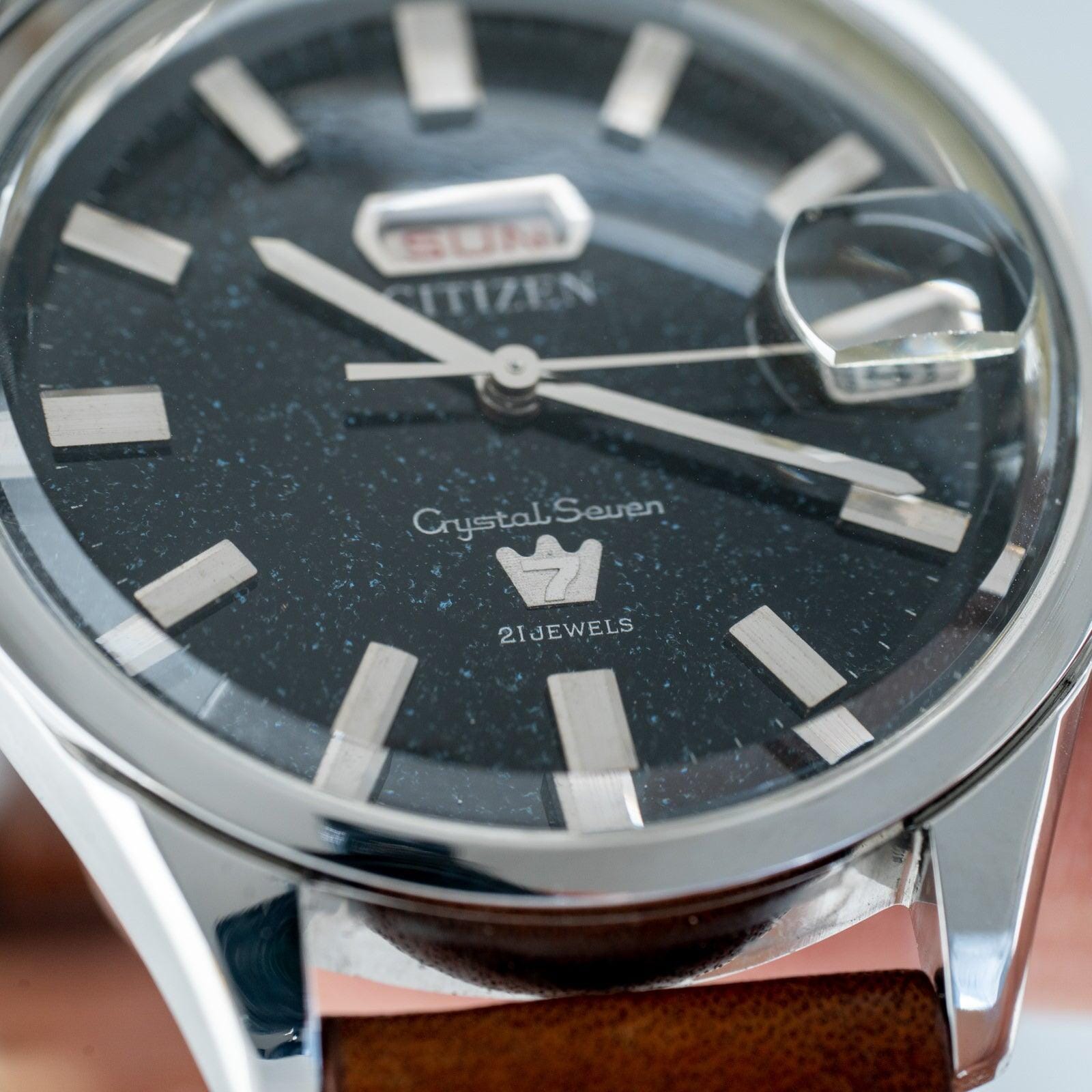 CITIZEN Crystal Seven Star Dust Dial 1960s - Arbitro