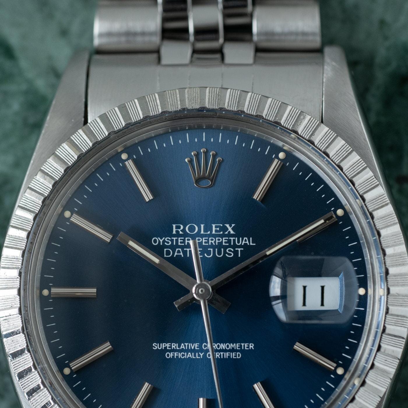 ROLEX Oyster Perpetual Datejust 16030 Blue 1980s - Arbitro