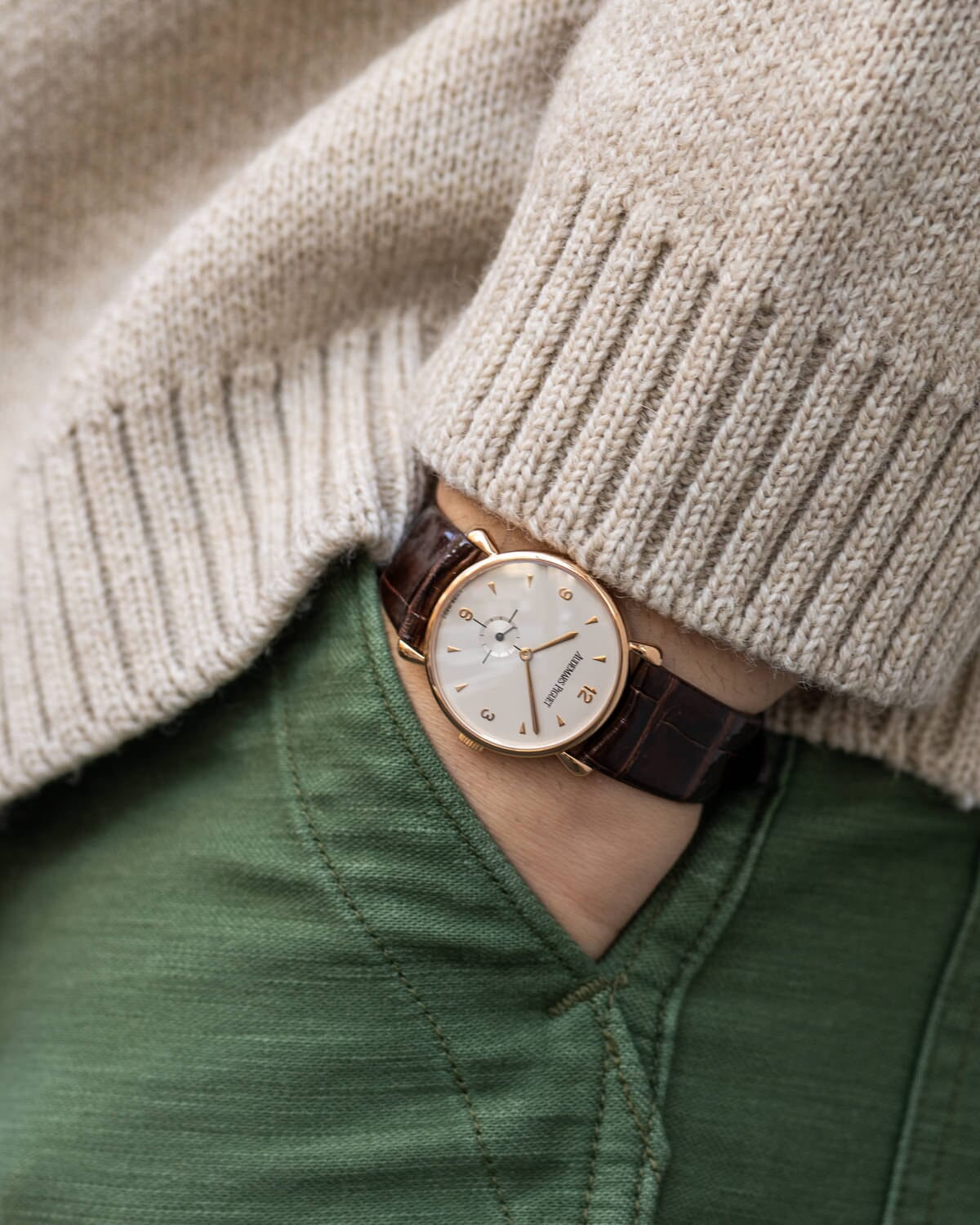 オーデマ ピゲ 4932 PG アラビアダイアル Watch AUDEMARS PIGUET