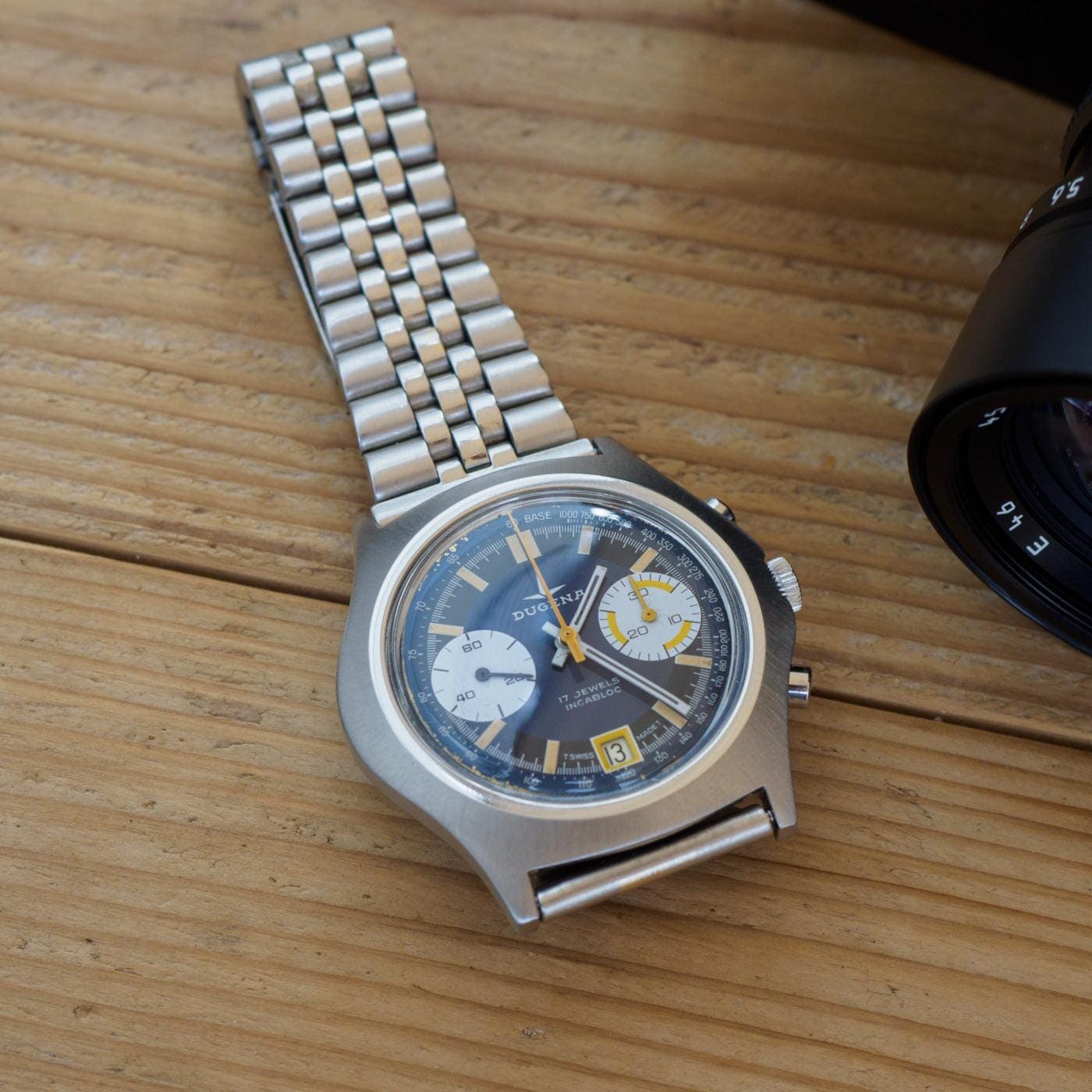 DUGENA Chronograph Valjoux7734 1970s - Arbitro