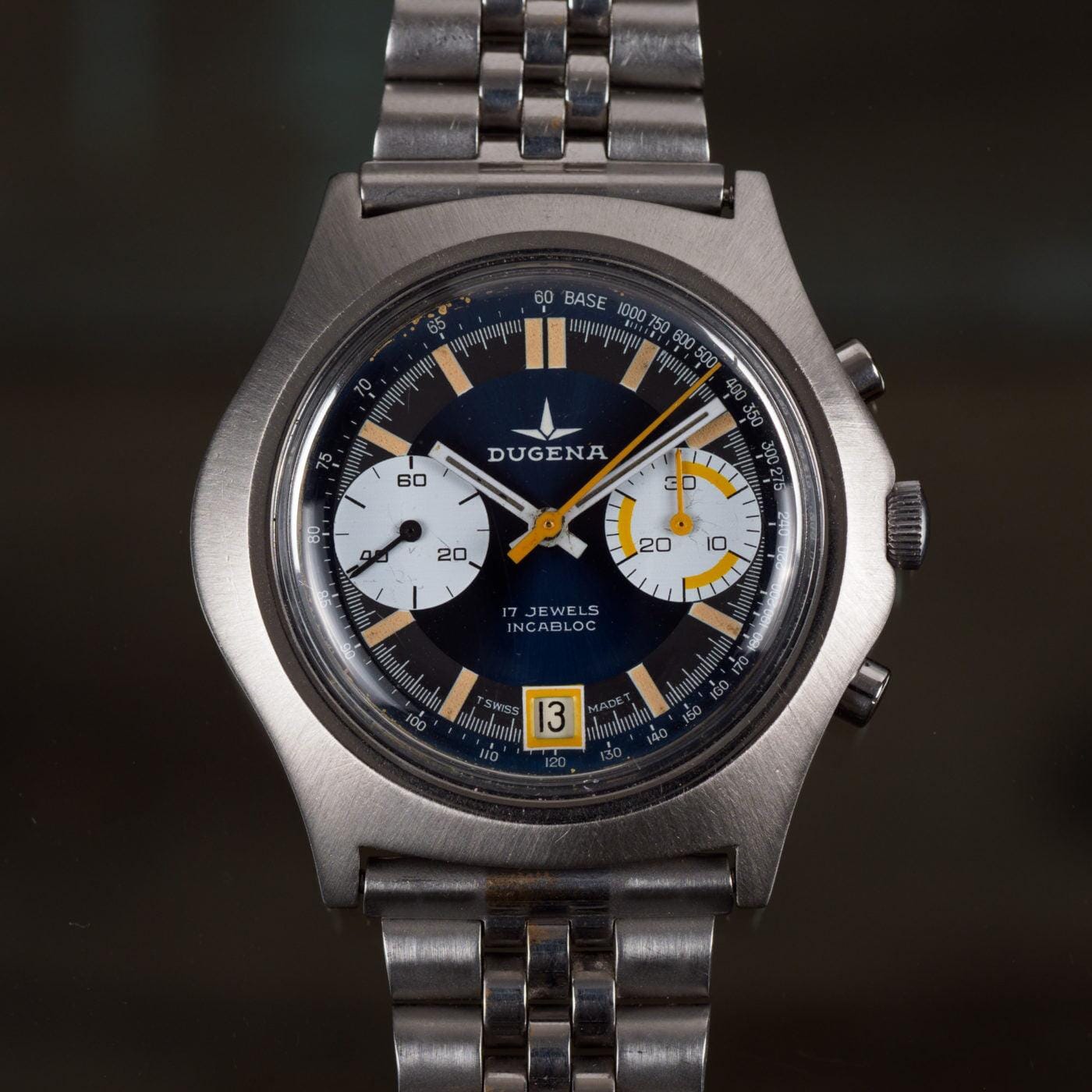 DUGENA Chronograph Valjoux7734 1970s - Arbitro