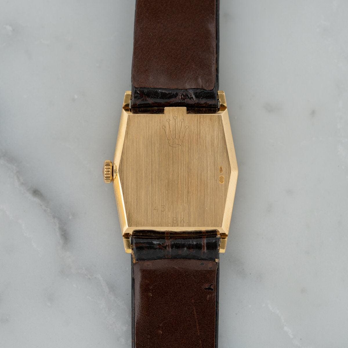 ROLEX Cellini 4122 YG Mahogany Dial - Arbitro