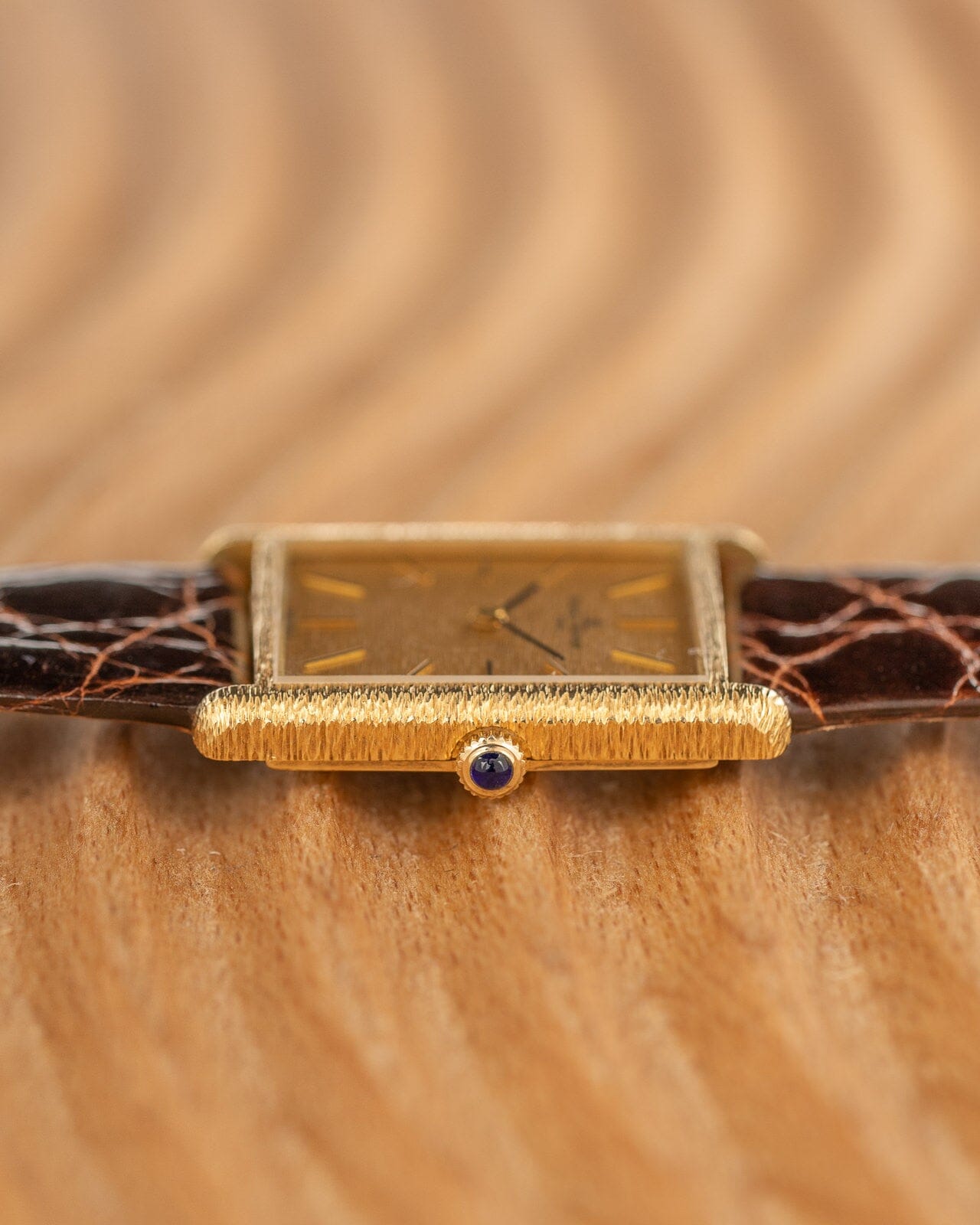 ボーム&メルシエ 37059 レクタングル YG バーク仕上げ Watch BAUME&MERCIER