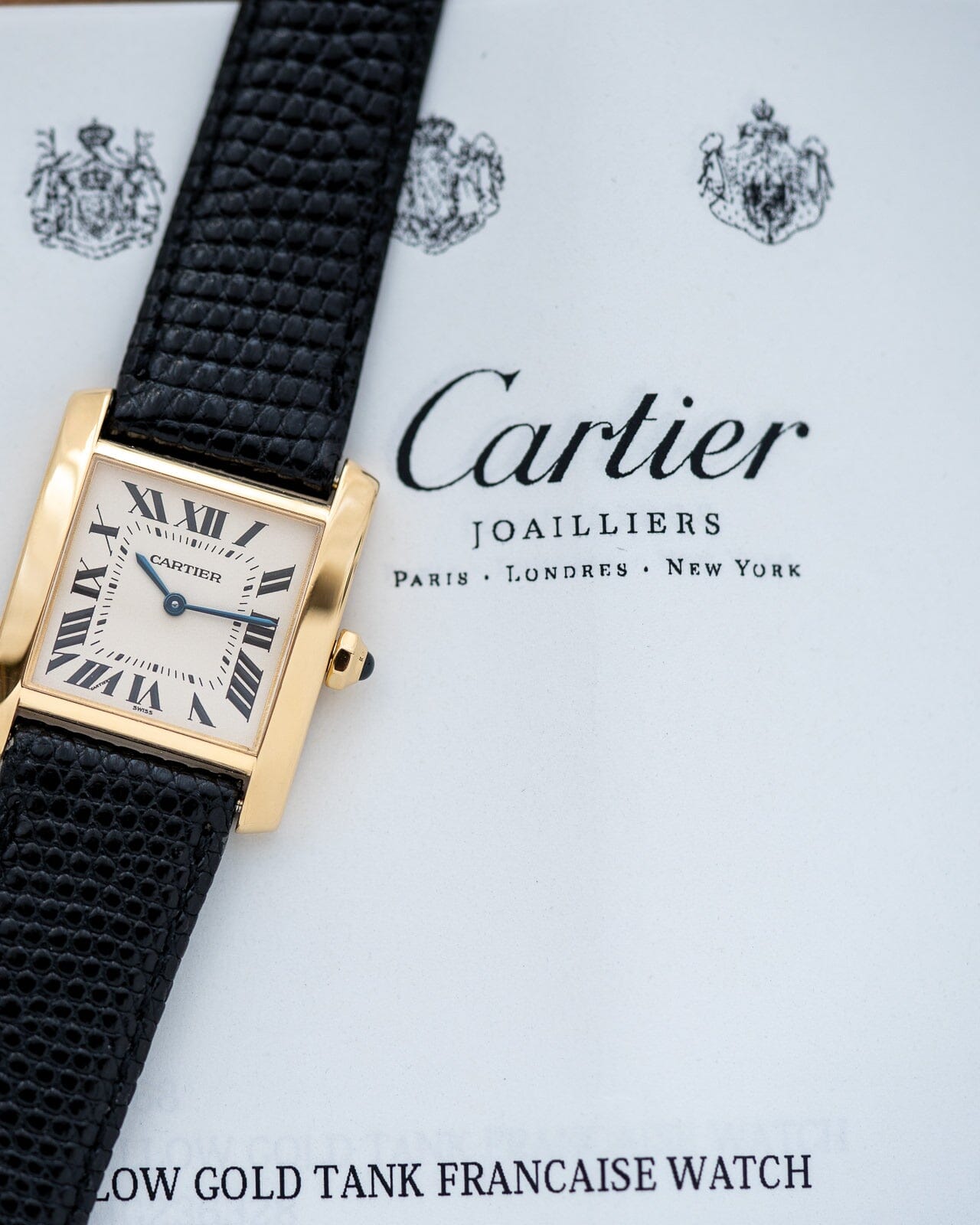 カルティエ タンクフランセーズ MM 1821 YG Watch CARTIER