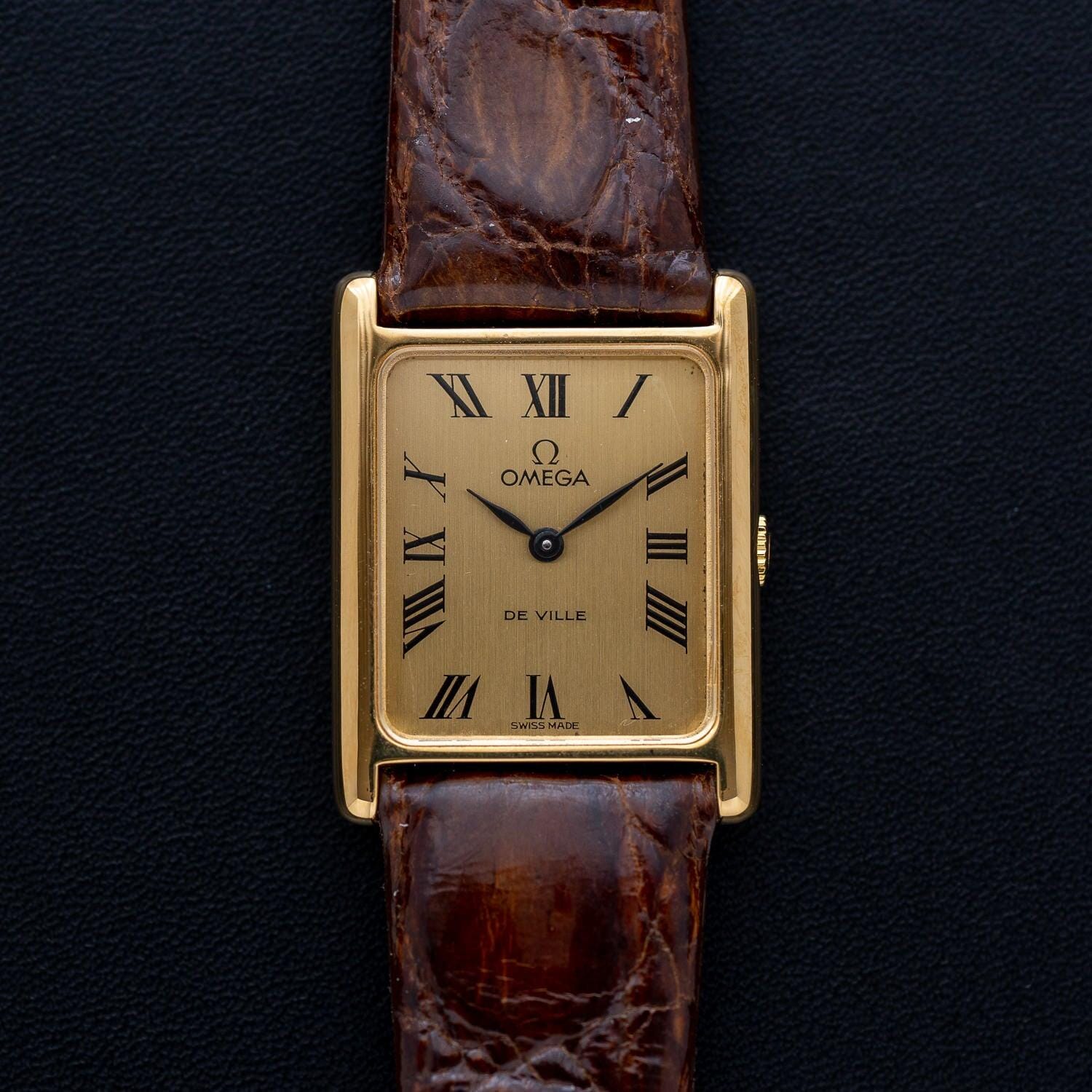 OMEGA De Ville "Tank Style" Champagne Dial - Arbitro