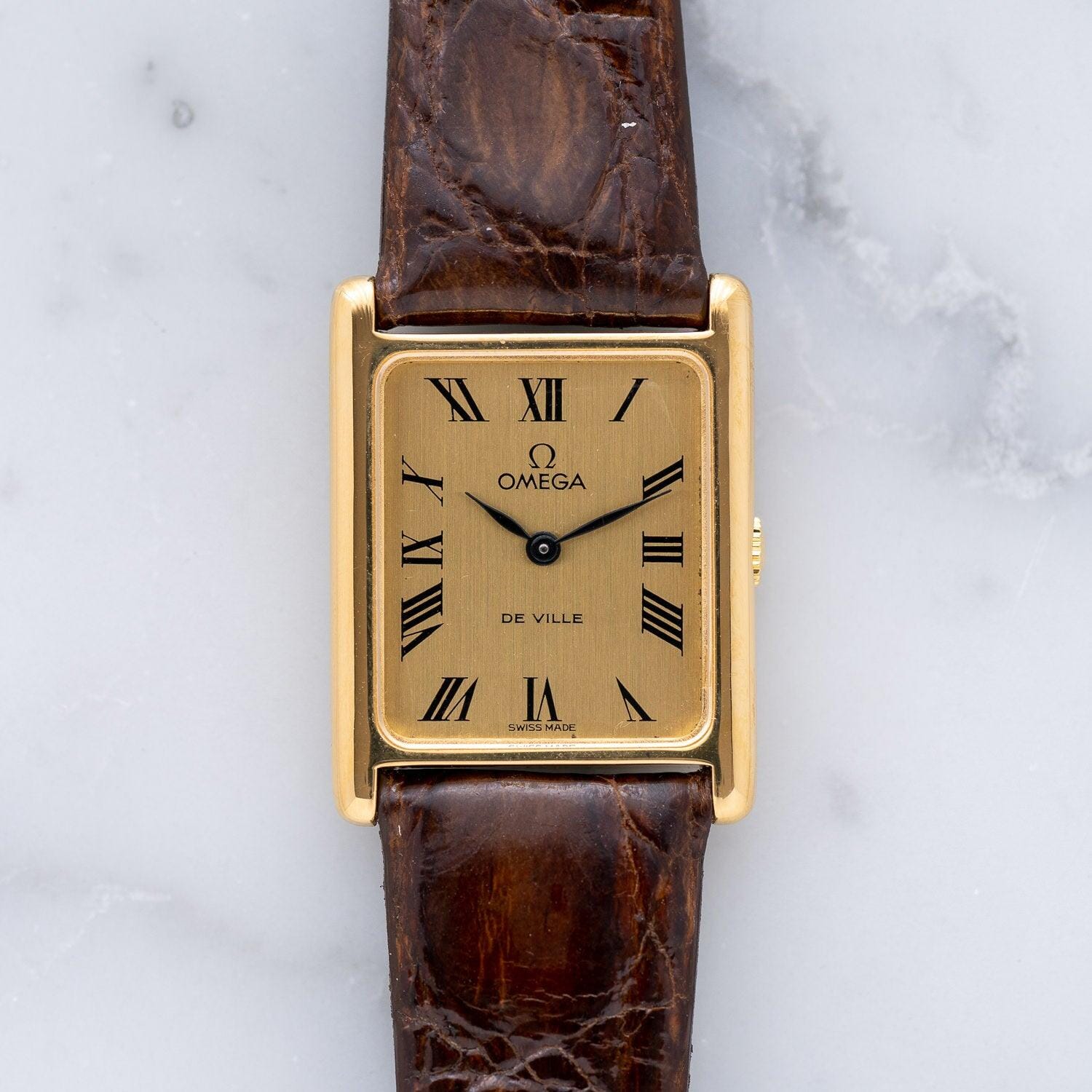 OMEGA De Ville "Tank Style" Champagne Dial - Arbitro