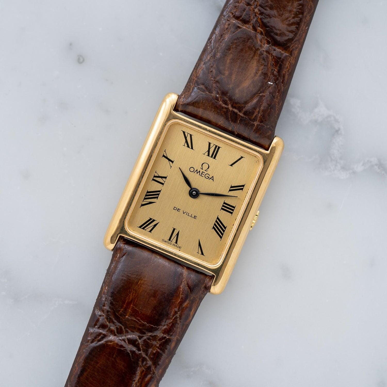 OMEGA De Ville "Tank Style" Champagne Dial - Arbitro