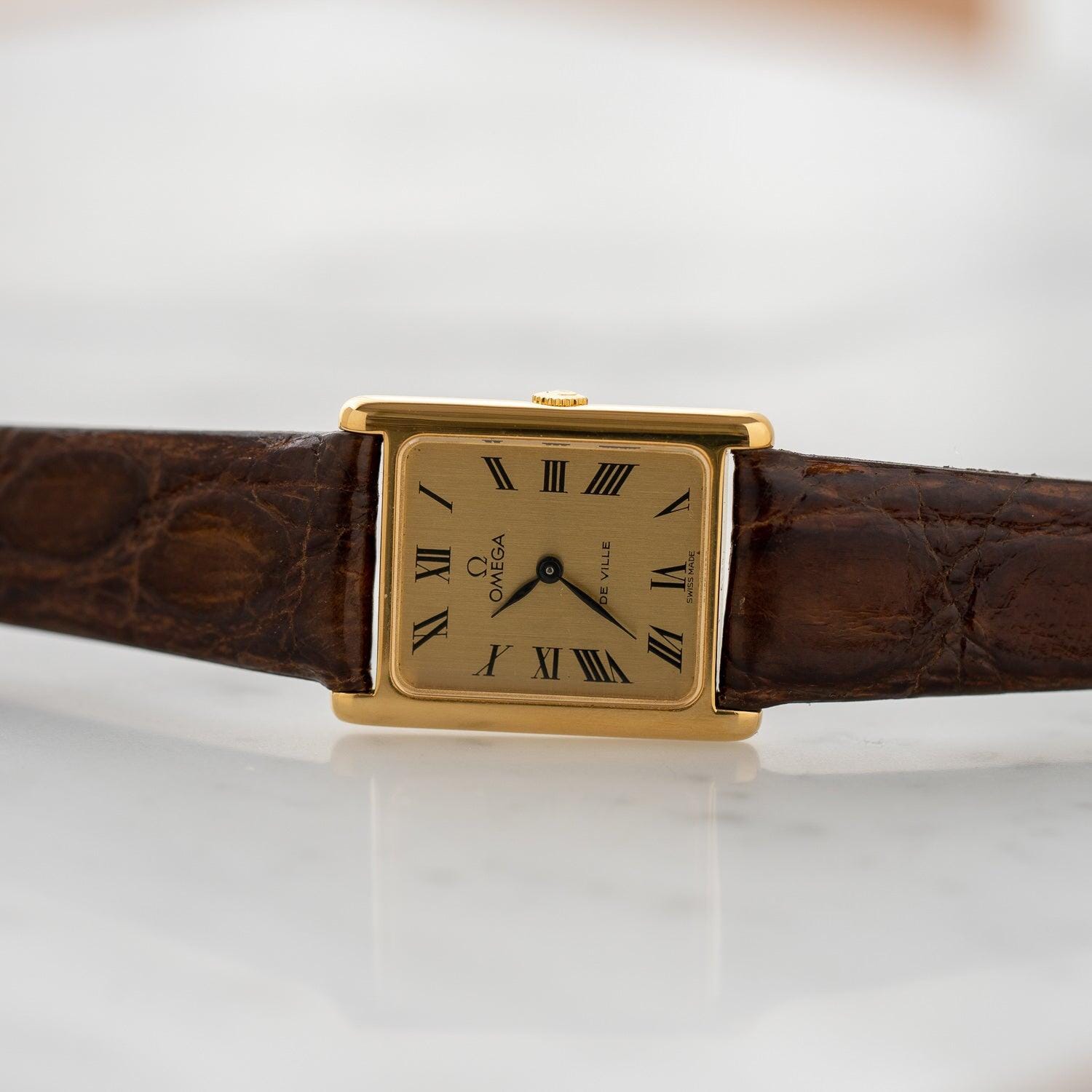 OMEGA De Ville "Tank Style" Champagne Dial - Arbitro