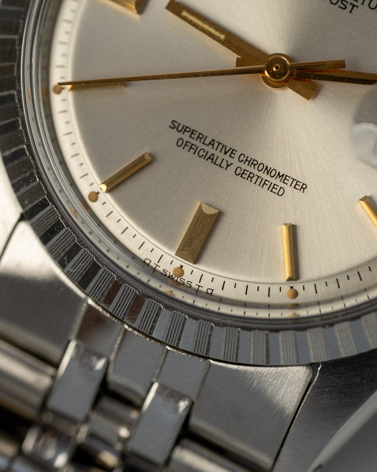ロレックス デイトジャスト 1603 シルバーシグマダイアル 箱保証書付き Watch ROLEX