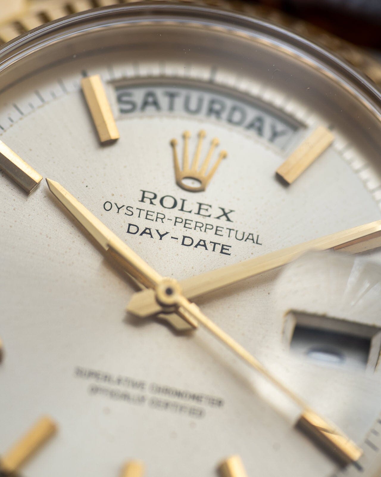 ロレックス デイデイト 1803 YG シルバーダイアル Watch ROLEX