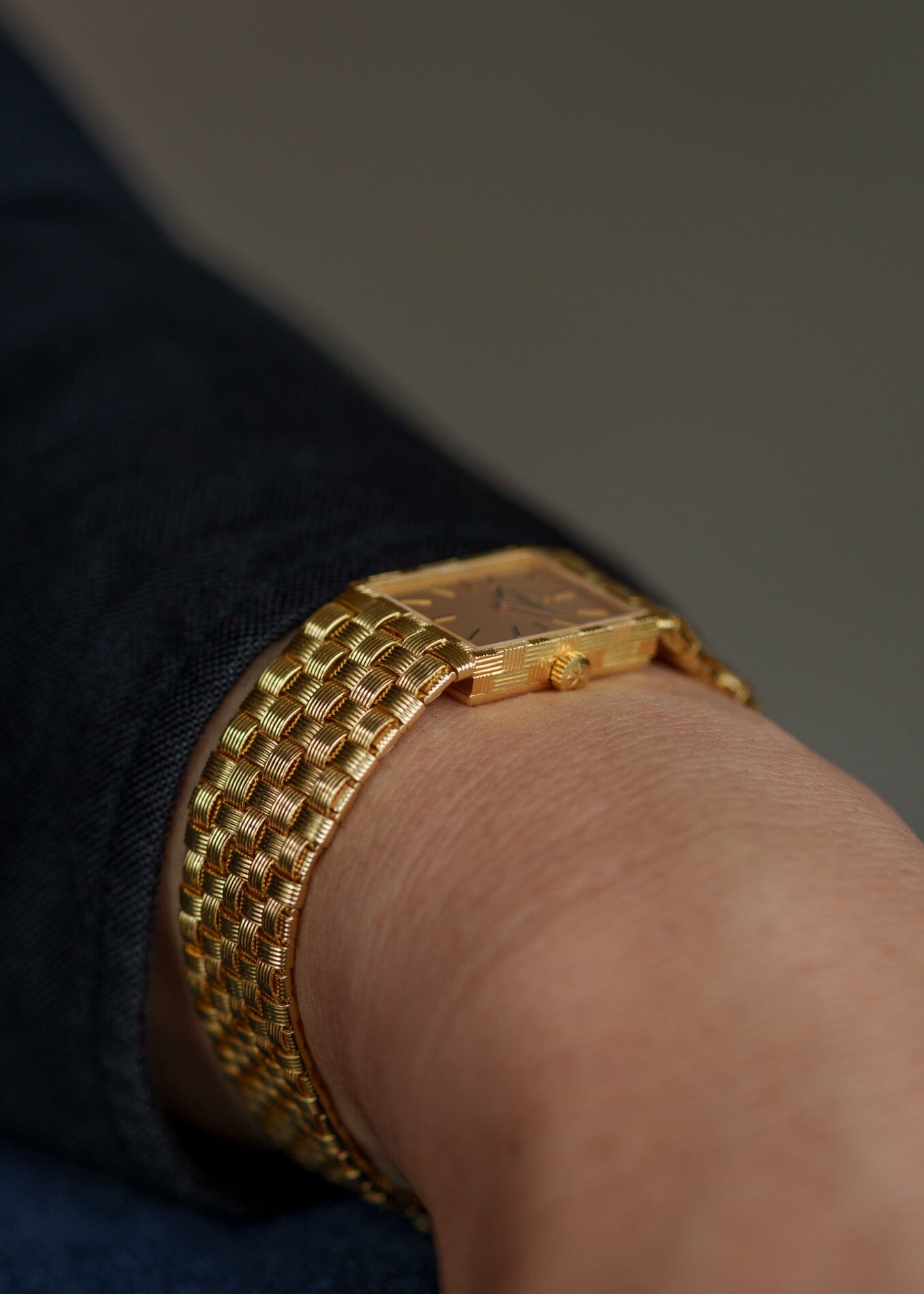 Vacheron Constantin メッシュドール YG シャンパンダイアル Watch VACHERON CONSTANTIN 