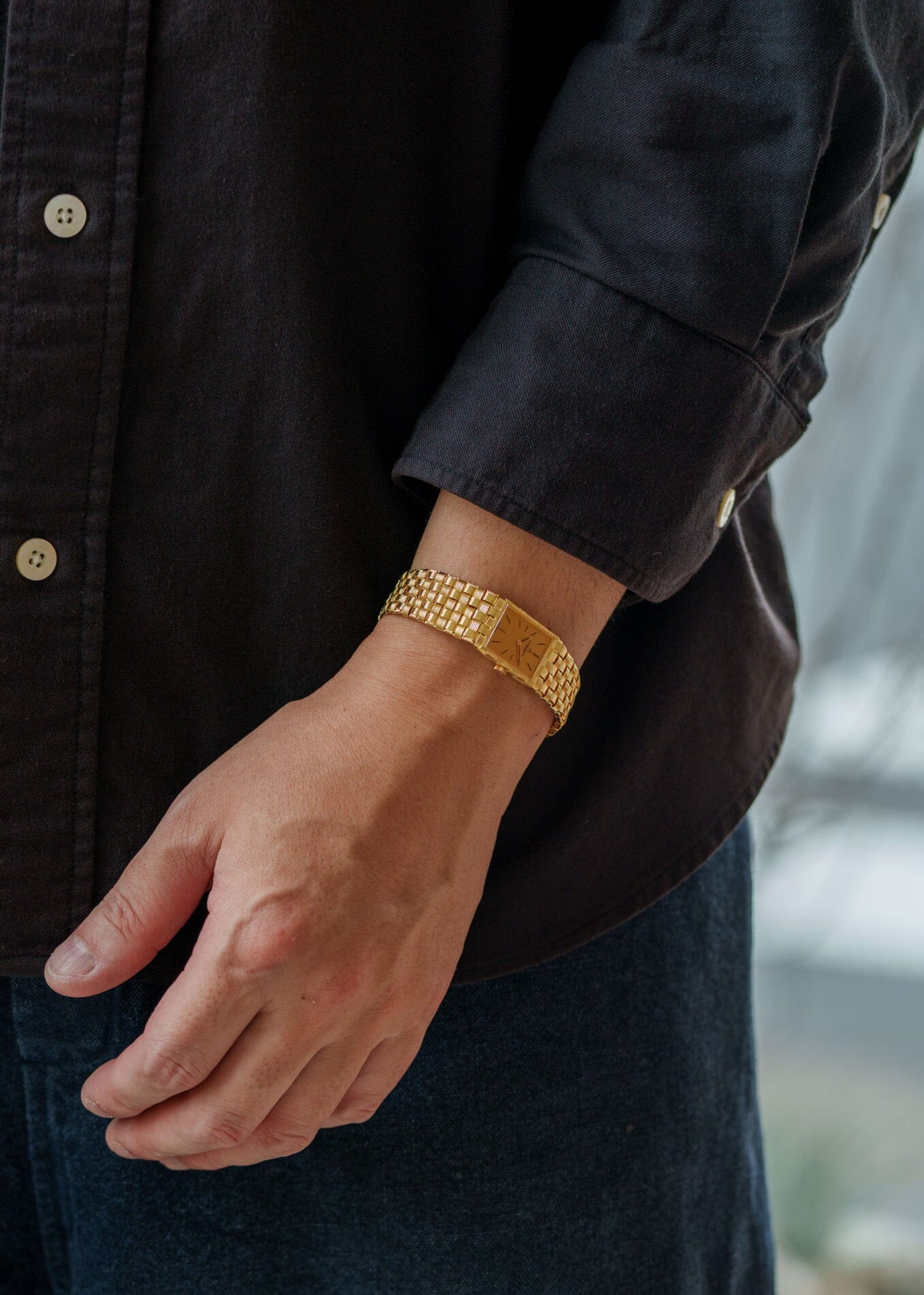 Vacheron Constantin メッシュドール YG シャンパンダイアル Watch VACHERON CONSTANTIN 