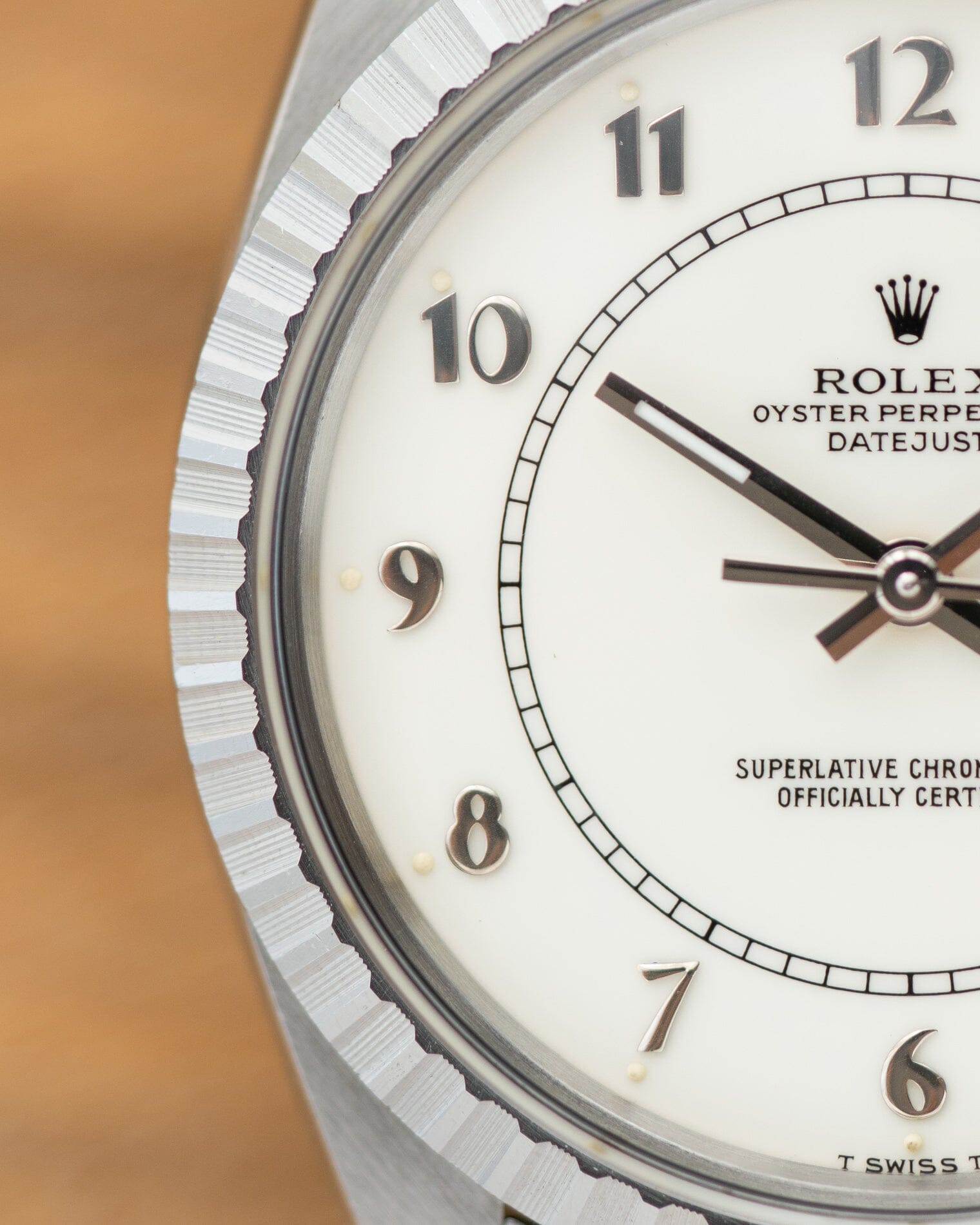 Rolex Datejust 16030 White Boiler Gauge circa 1986 ARBITRO